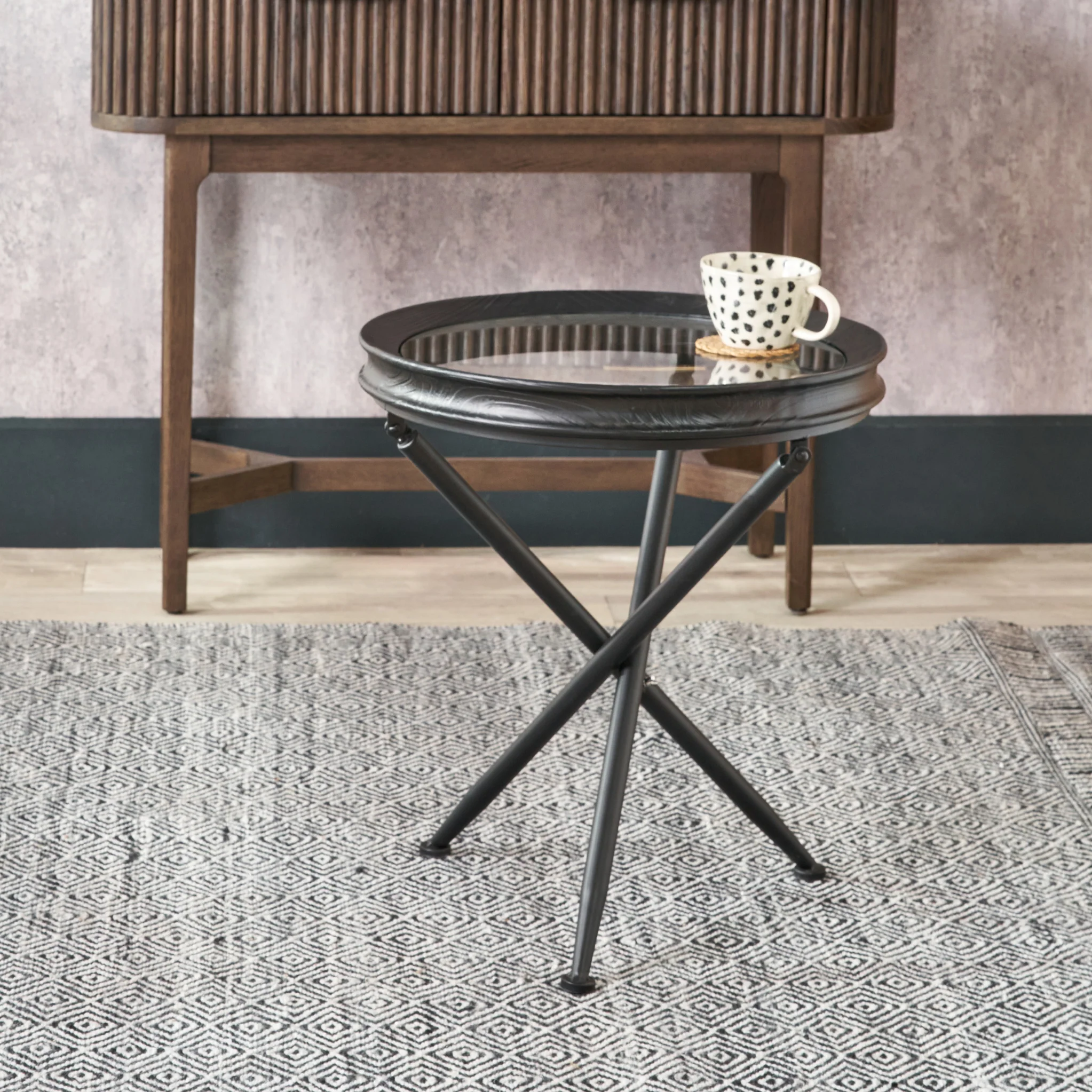 Elwood Glass Side Table - Image 2