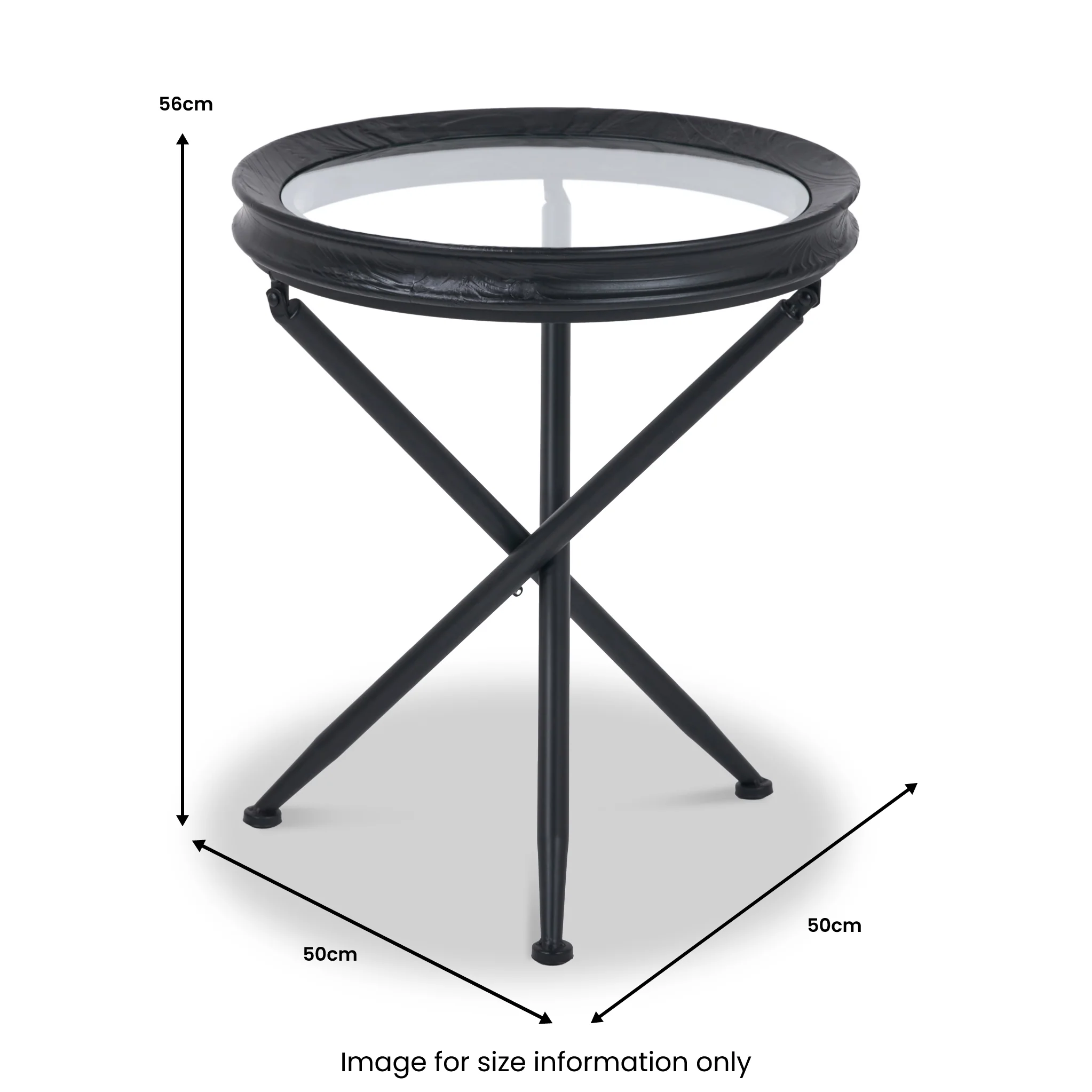 Elwood Glass Side Table - Image 6