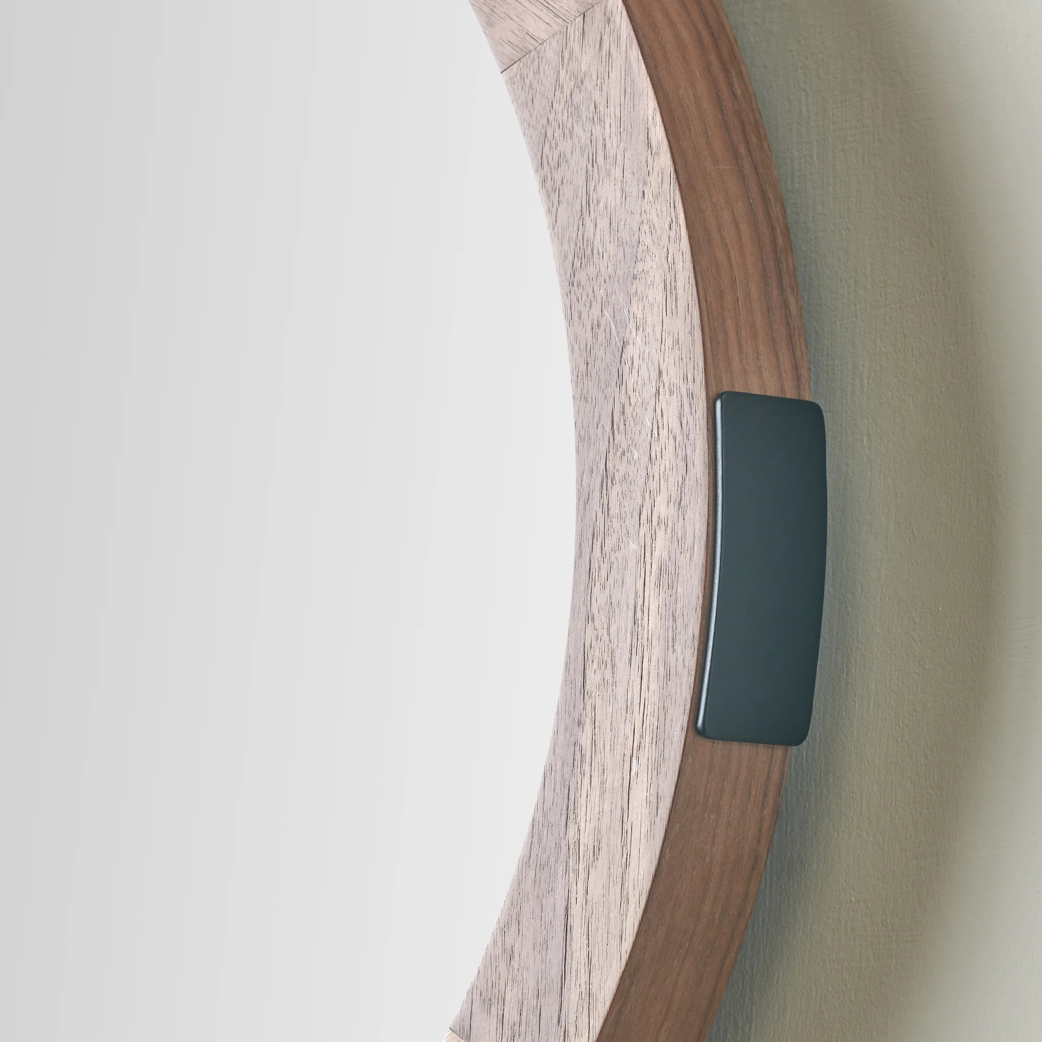 Elwood Walnut Wood Effect Wall Mirror - Image 4