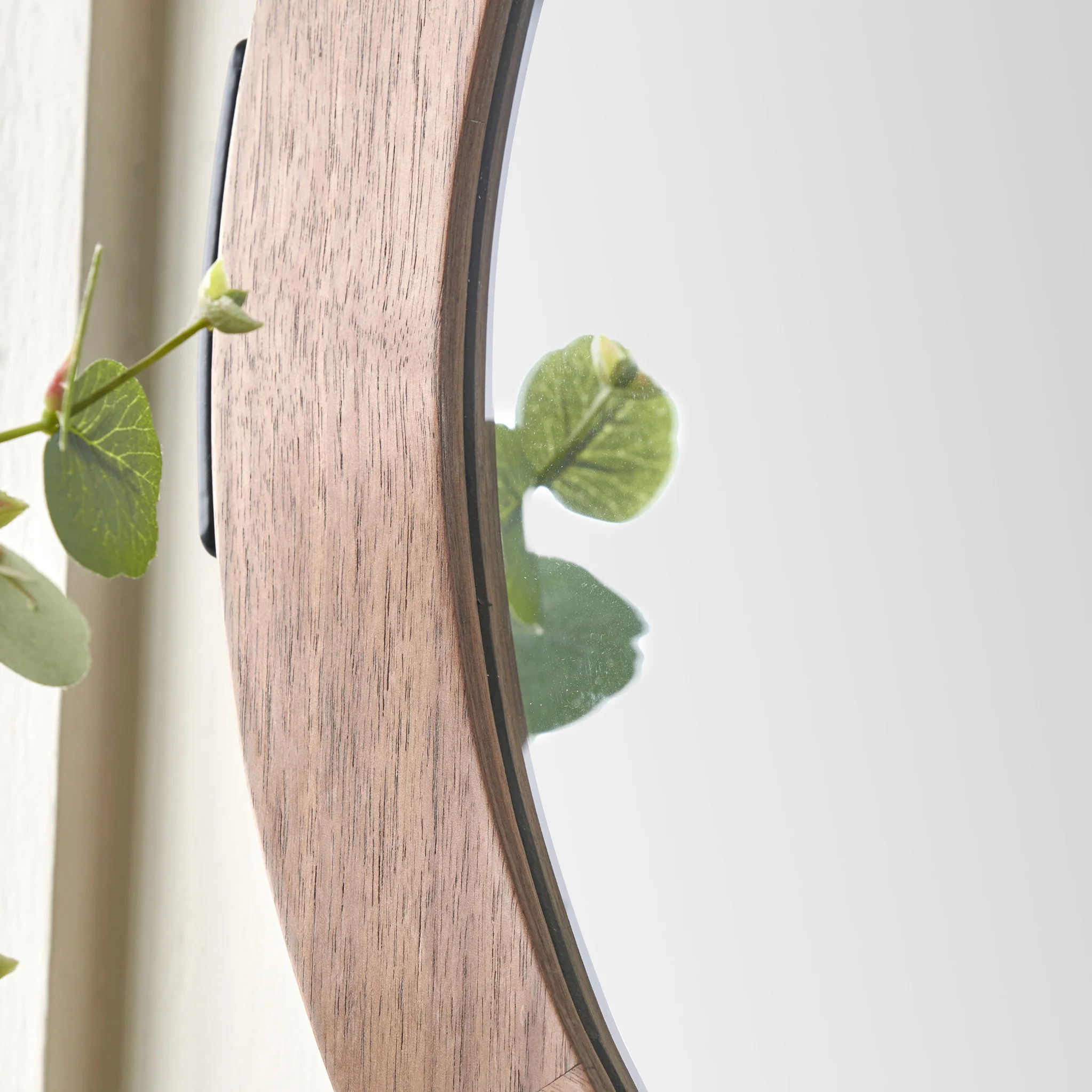 Elwood Walnut Wood Effect Wall Mirror - Image 5