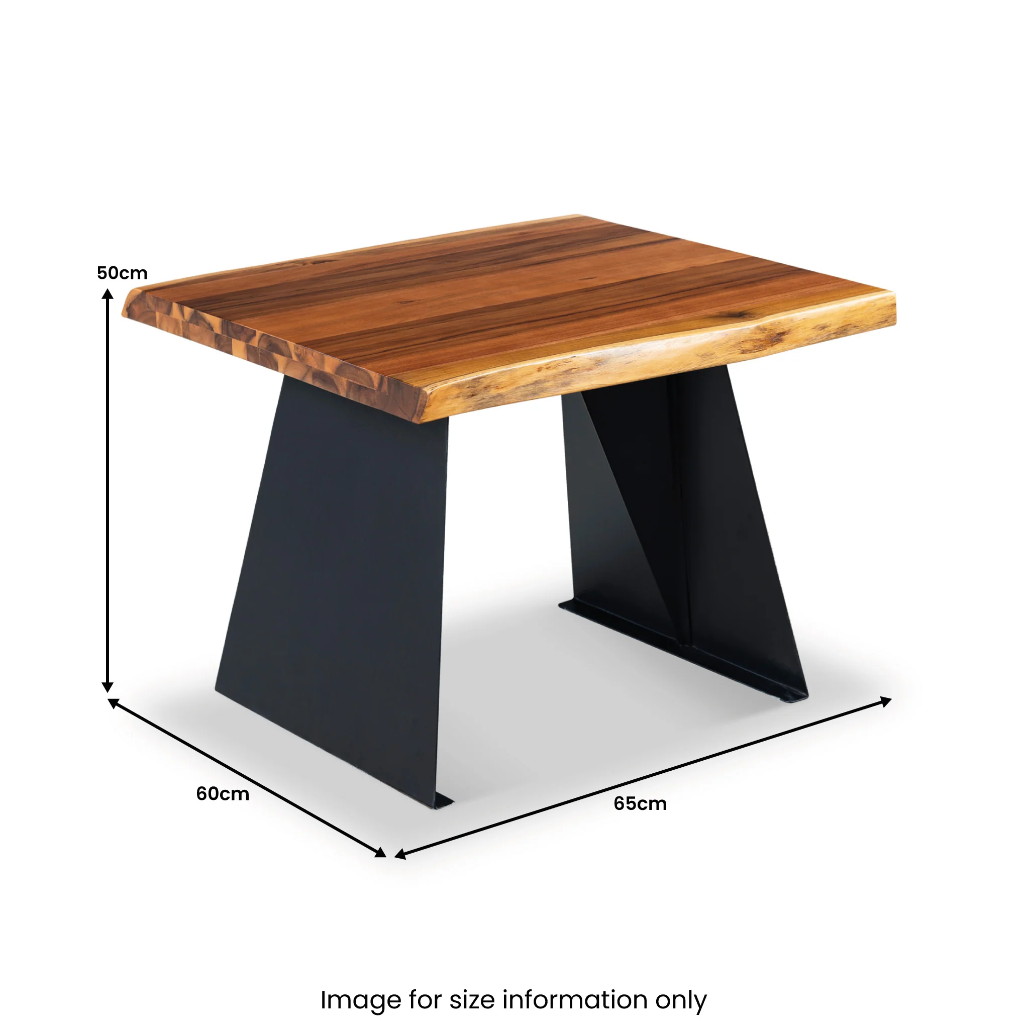 Enise Acacia Lamp Table - Image 2