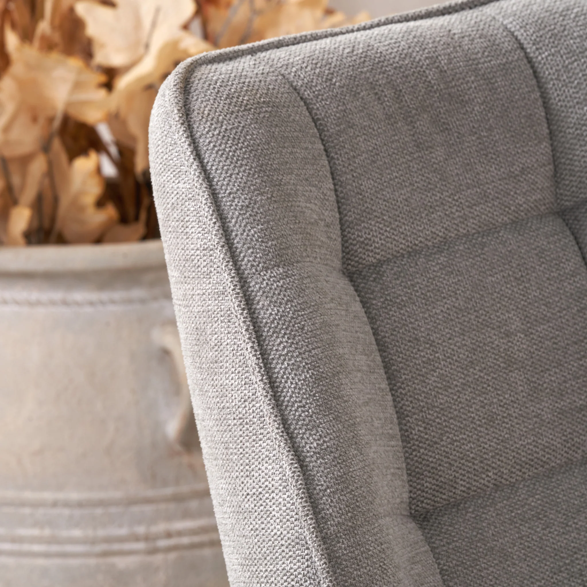 Enya Quilted Back Dining Chair - Image 9
