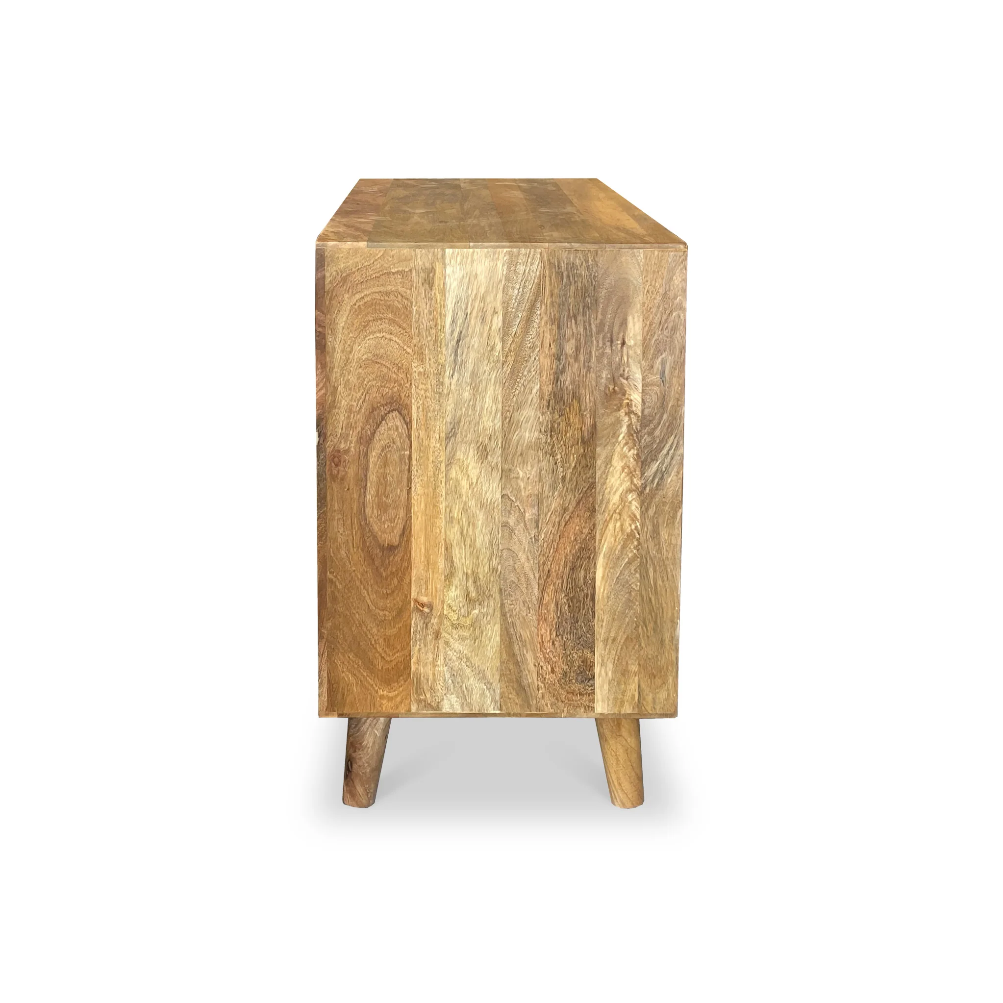 Enzo Geometric Mango Wood 2 Door Sideboard - Image 8
