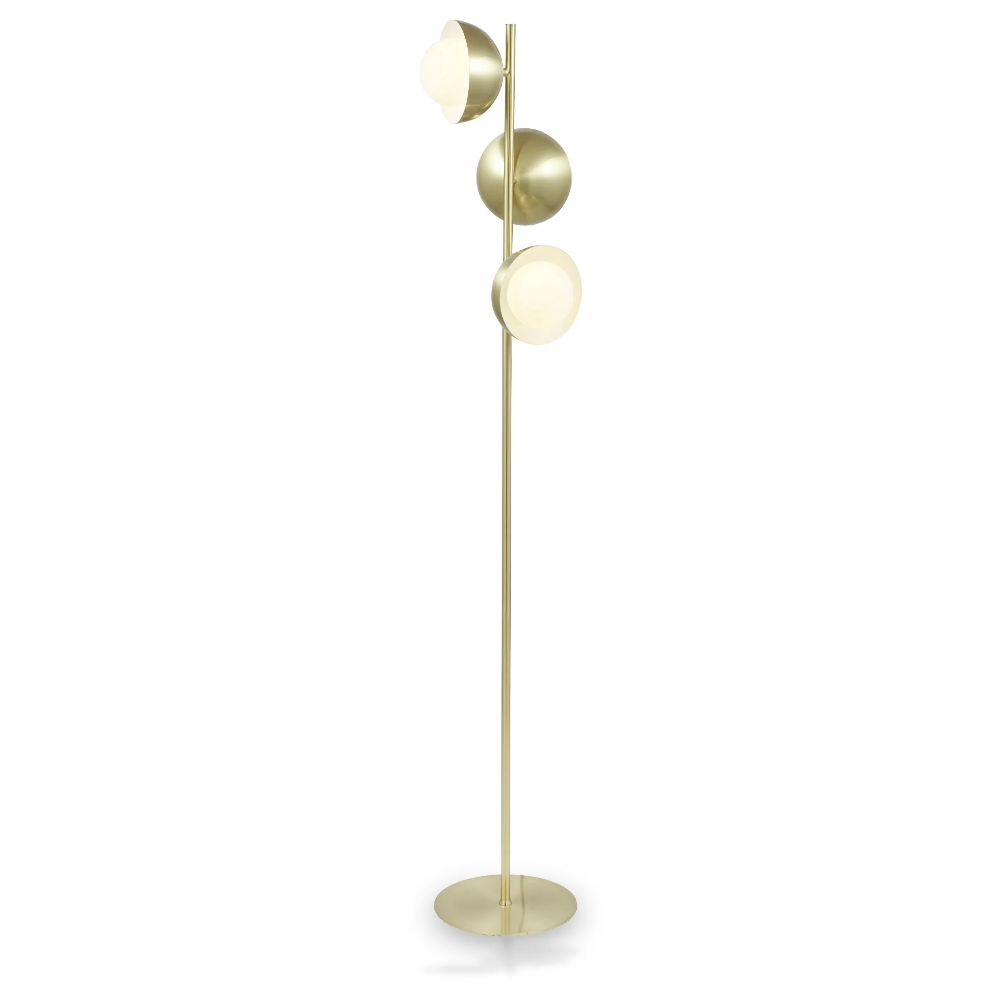 Estelle Brushed Dome Floor Lamp - Image 4