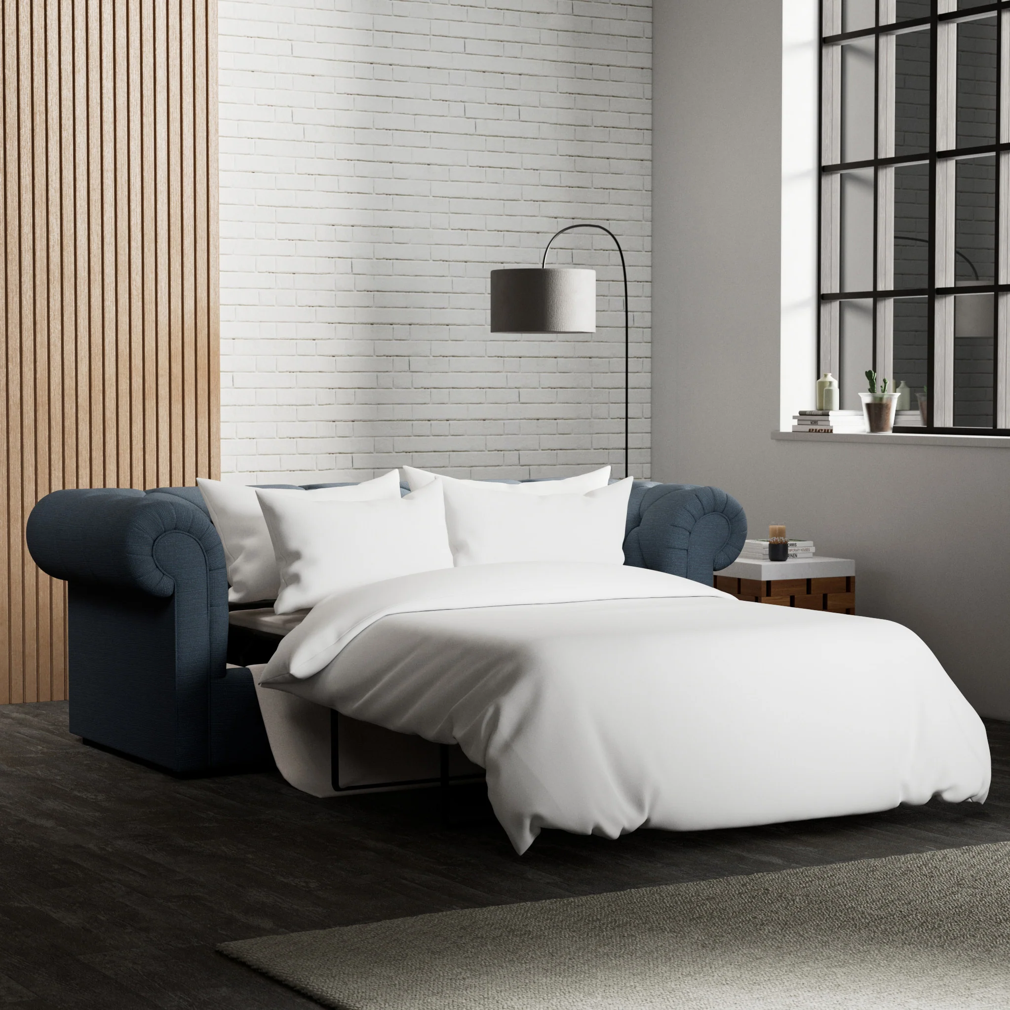 Everett 3 Seater Sofa Bed - Image 2