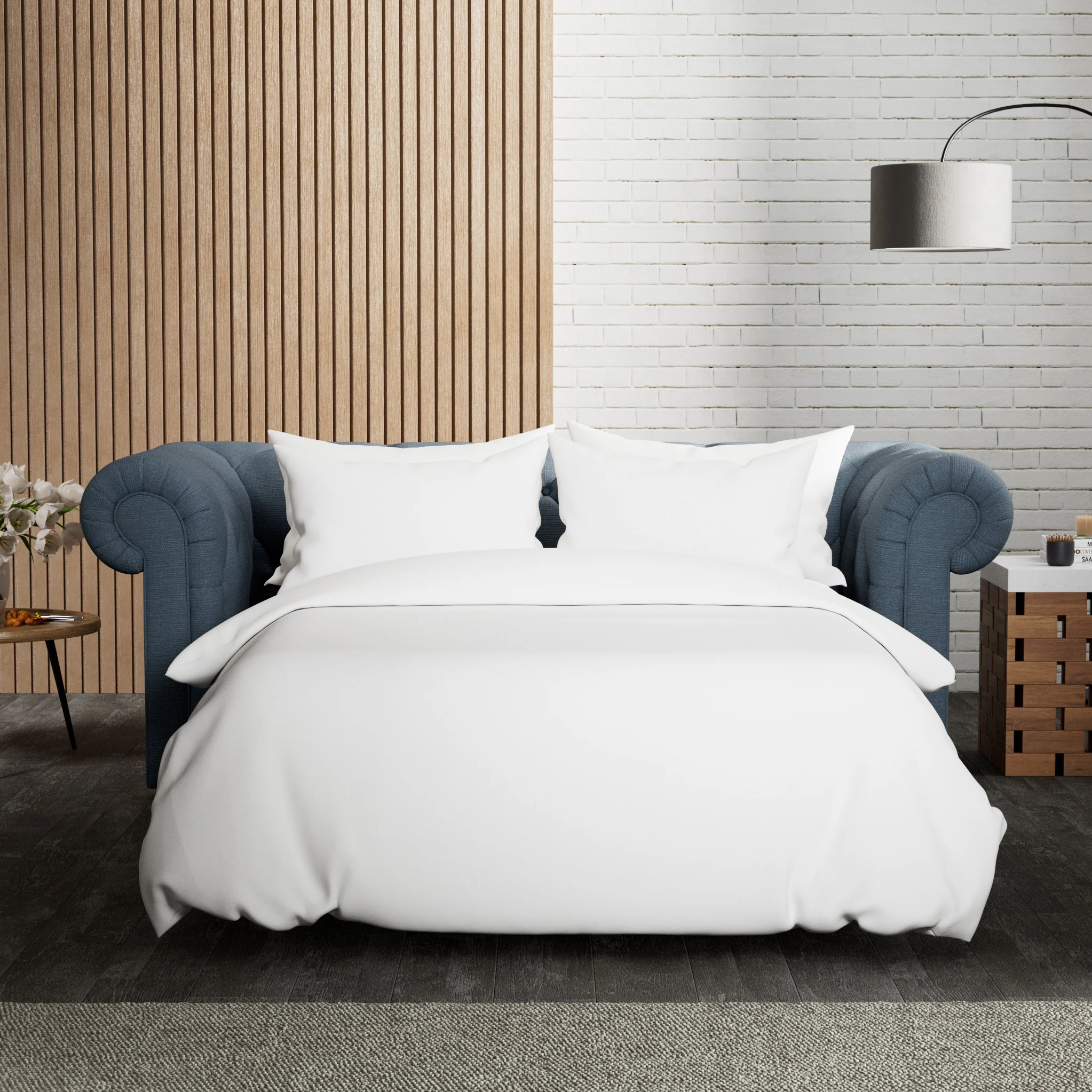 Everett 3 Seater Sofa Bed - Image 3