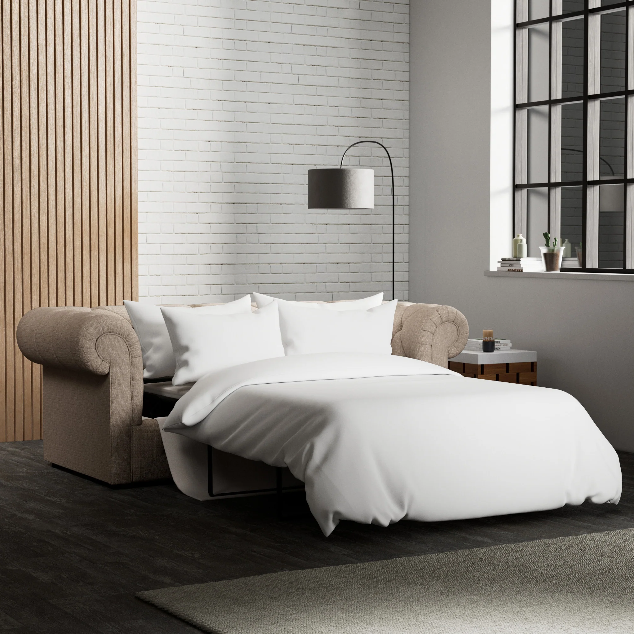 Everett 3 Seater Sofa Bed - Image 37