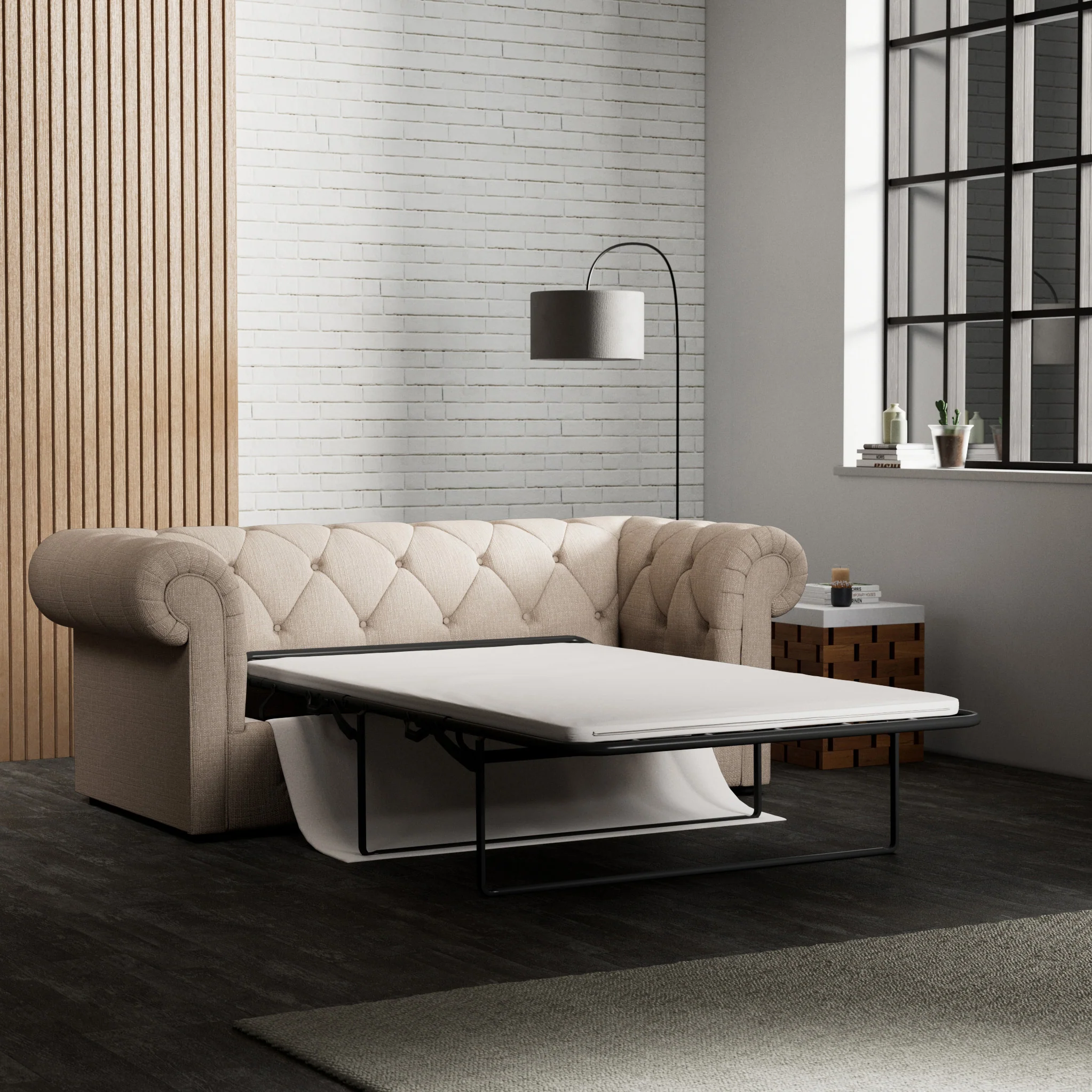 Everett 3 Seater Sofa Bed - Image 41
