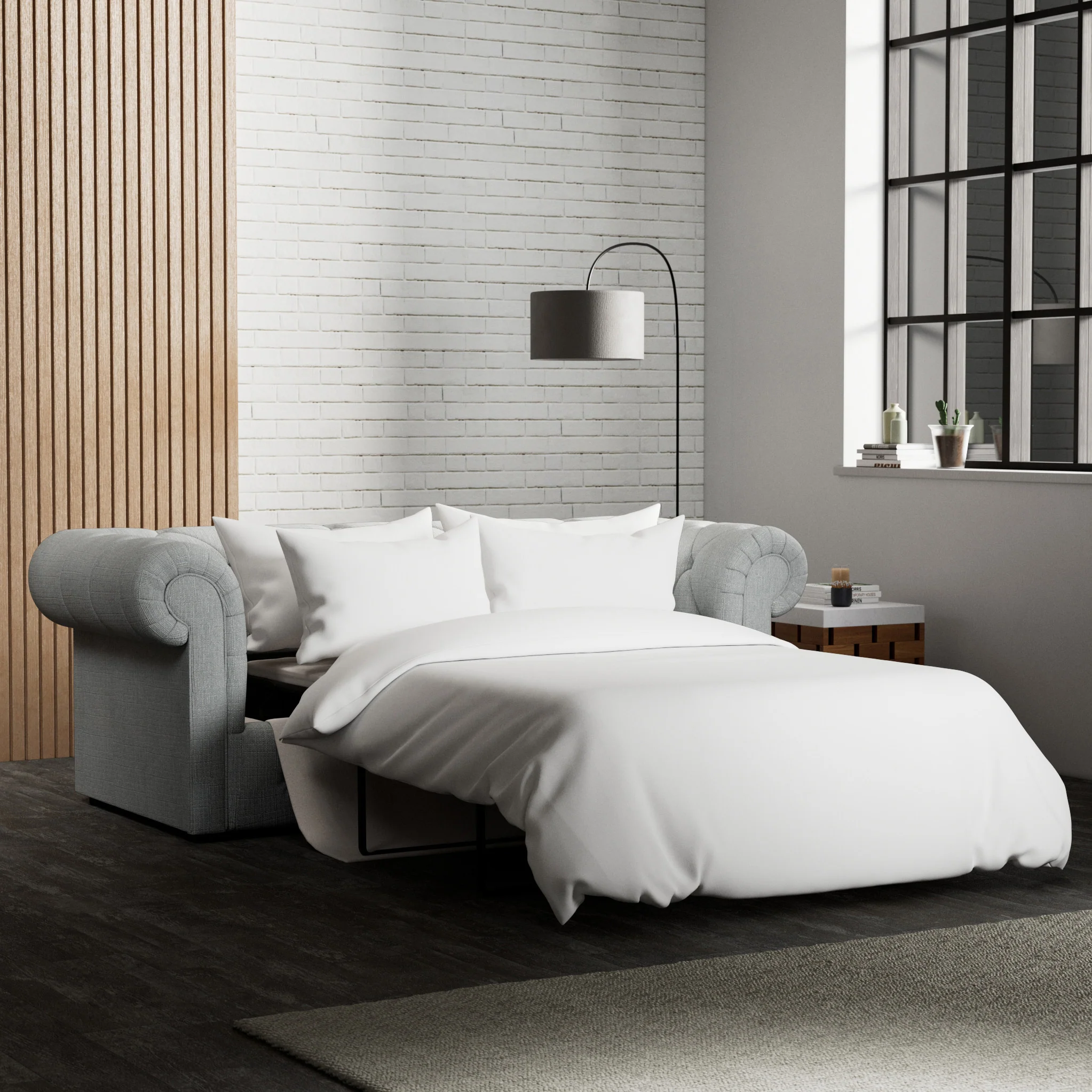 Everett 3 Seater Sofa Bed - Image 46