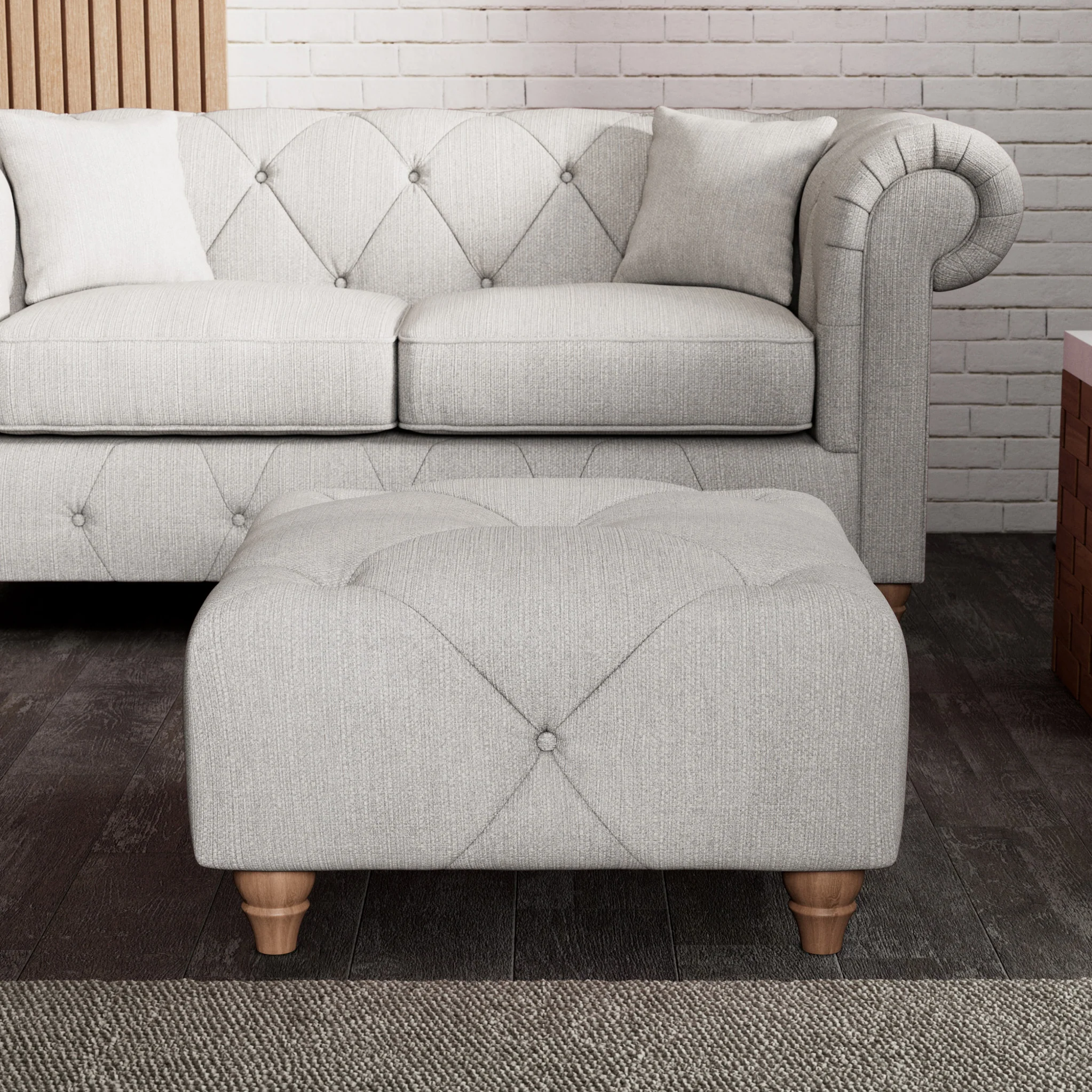 Everett Button Top Footstool - Image 12