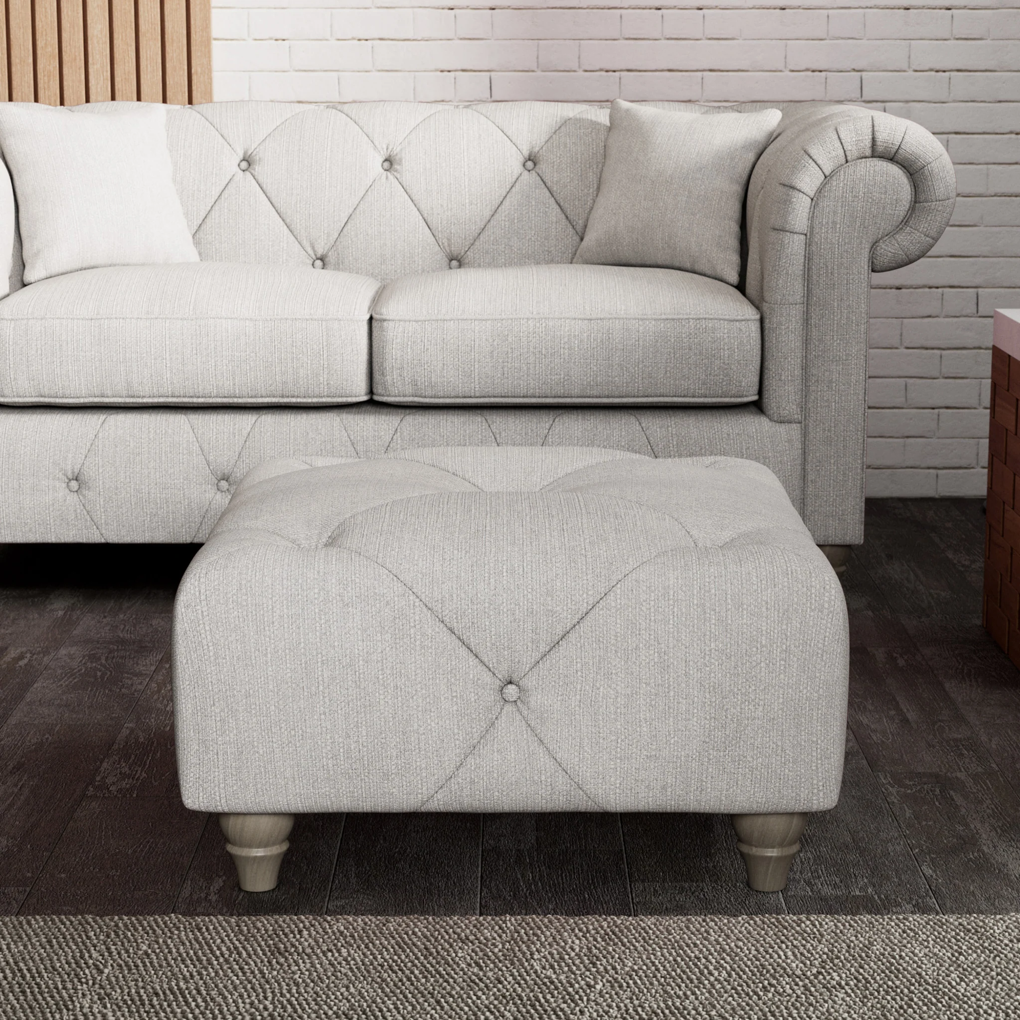 Everett Button Top Footstool - Image 16