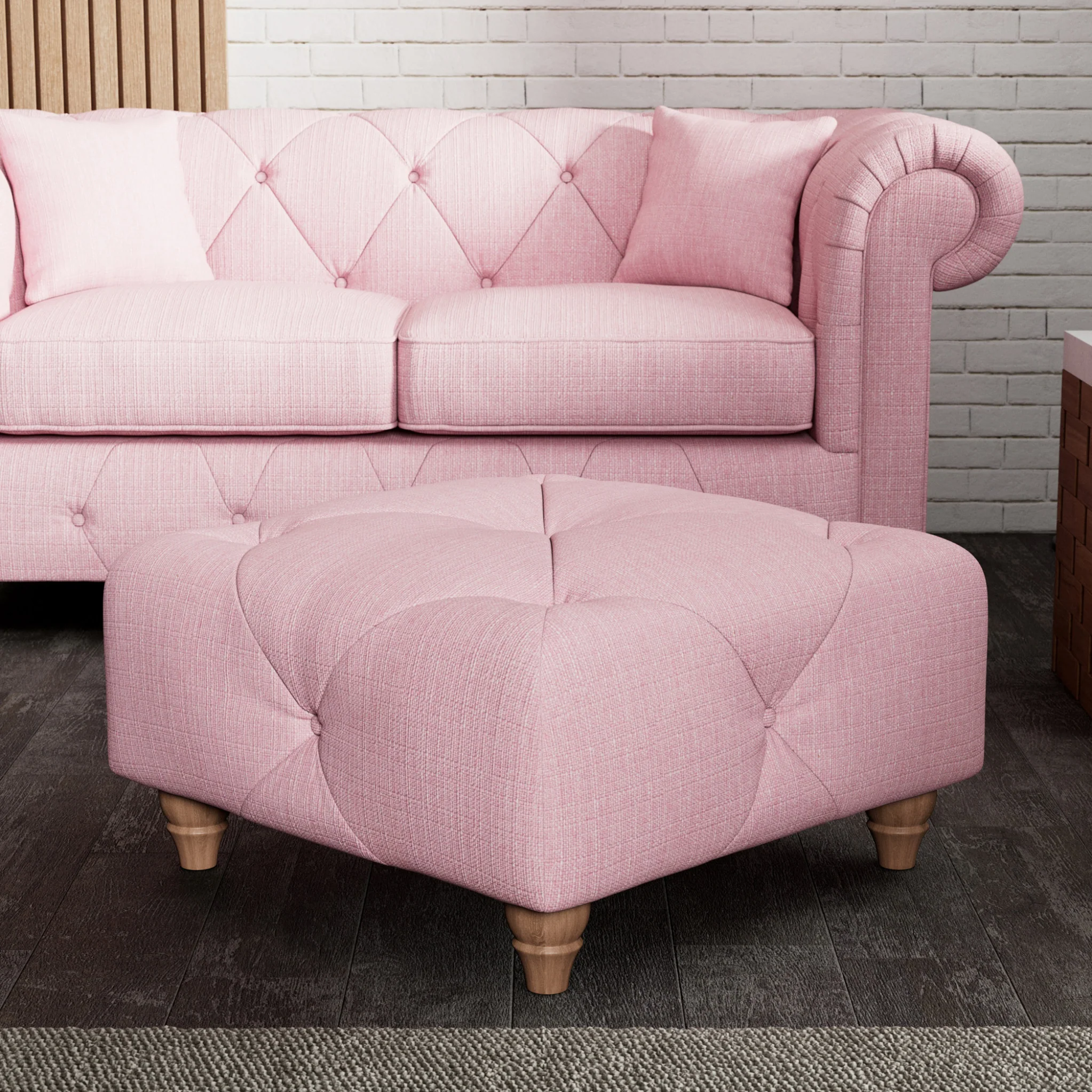 Everett Button Top Footstool - Image 23