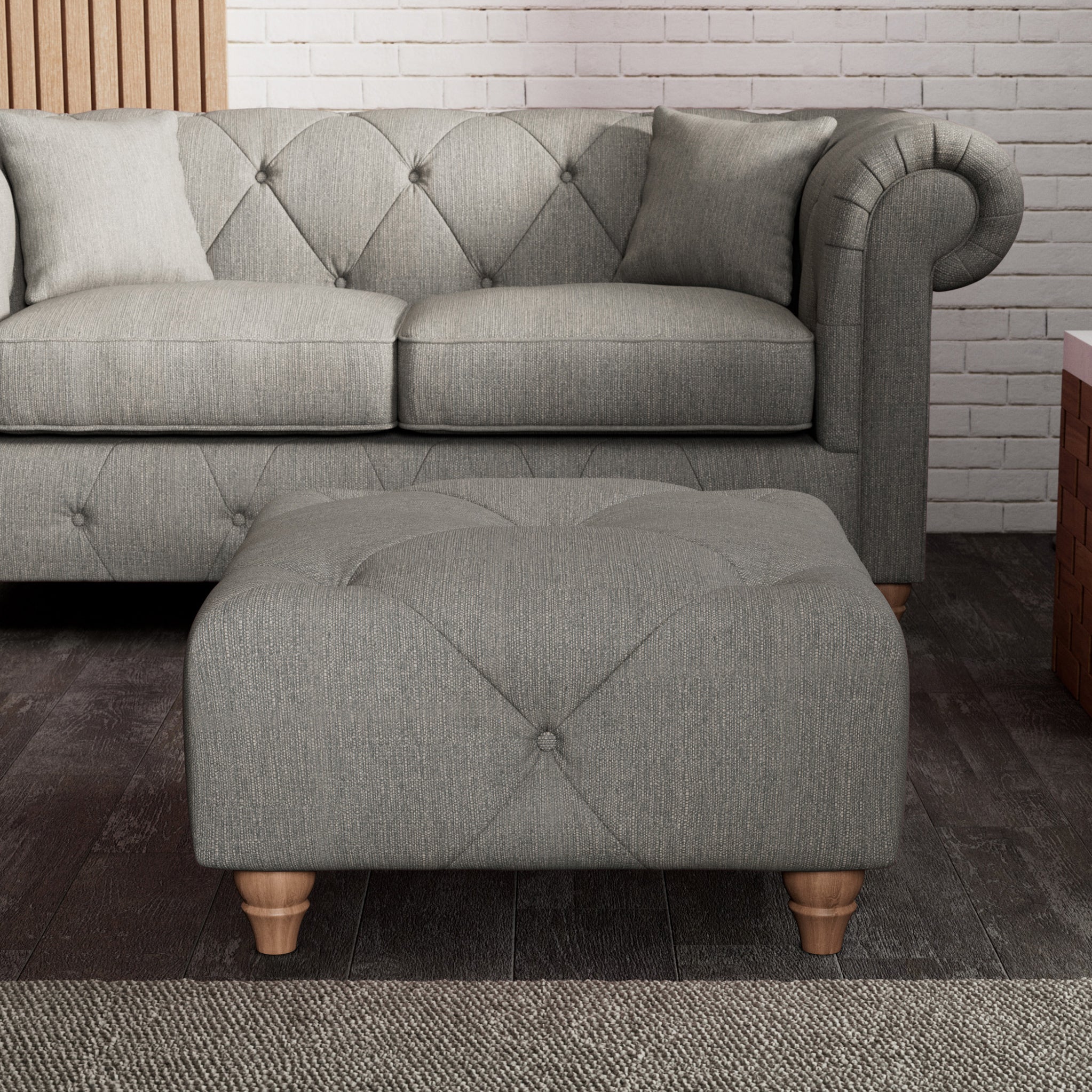 Everett Button Top Footstool - Image 32