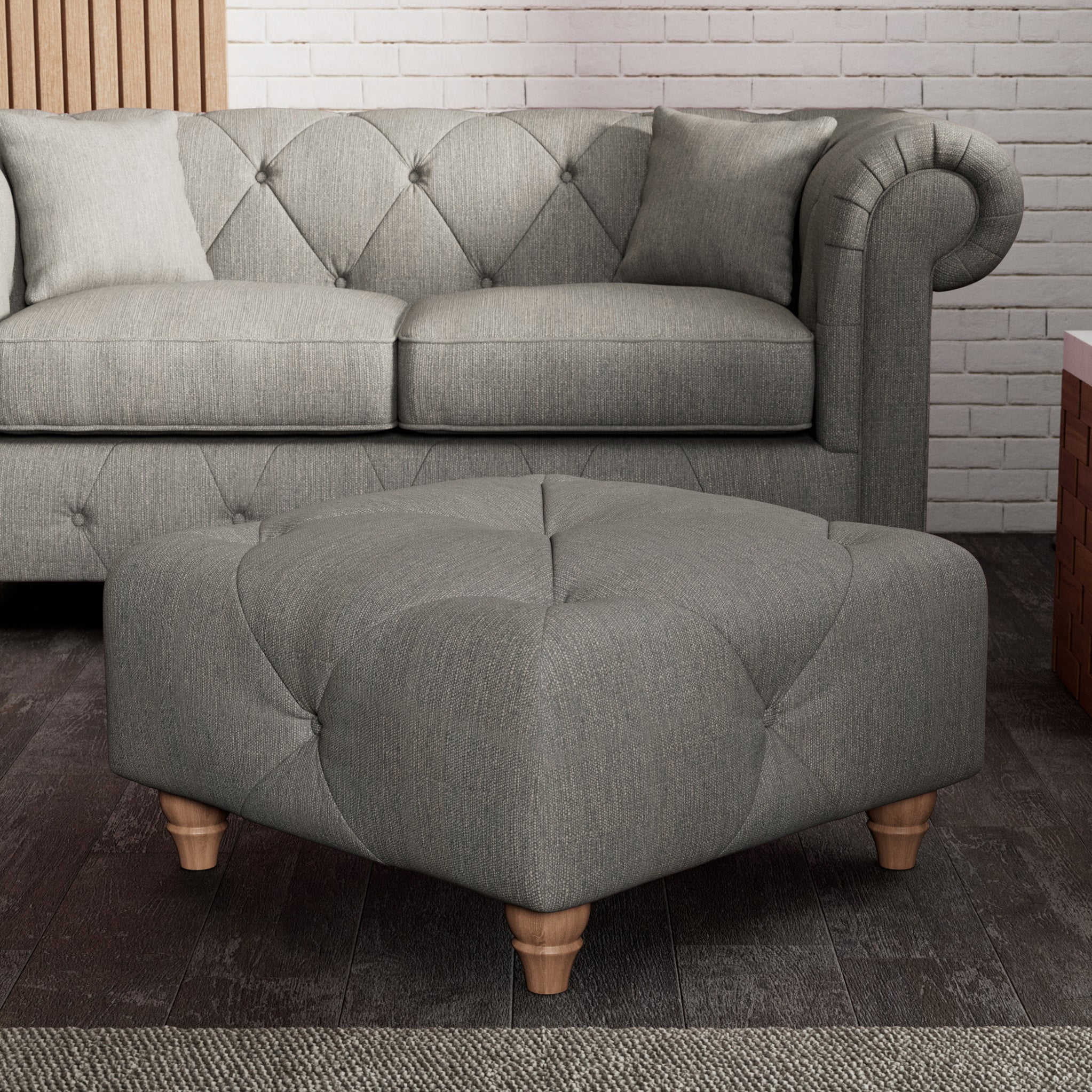 Everett Button Top Footstool - Image 33