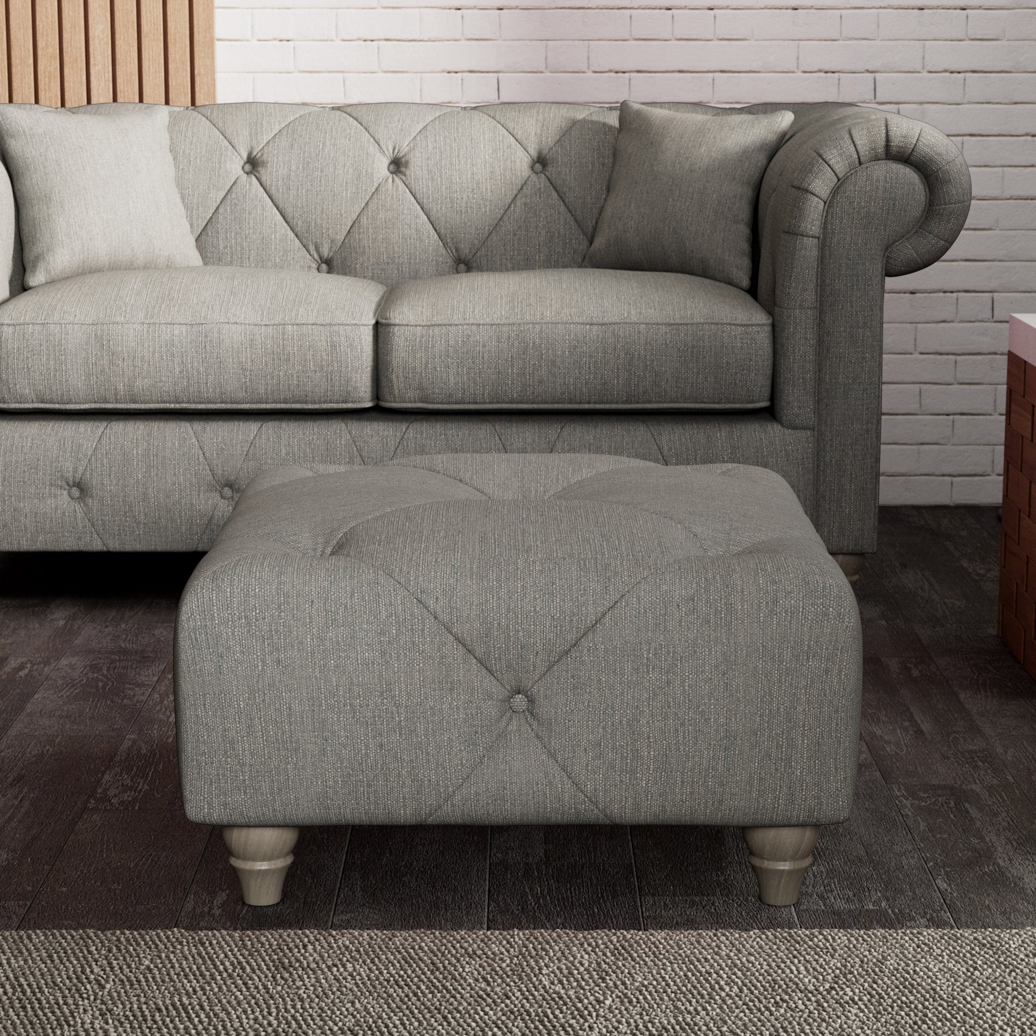 Everett Button Top Footstool - Image 36