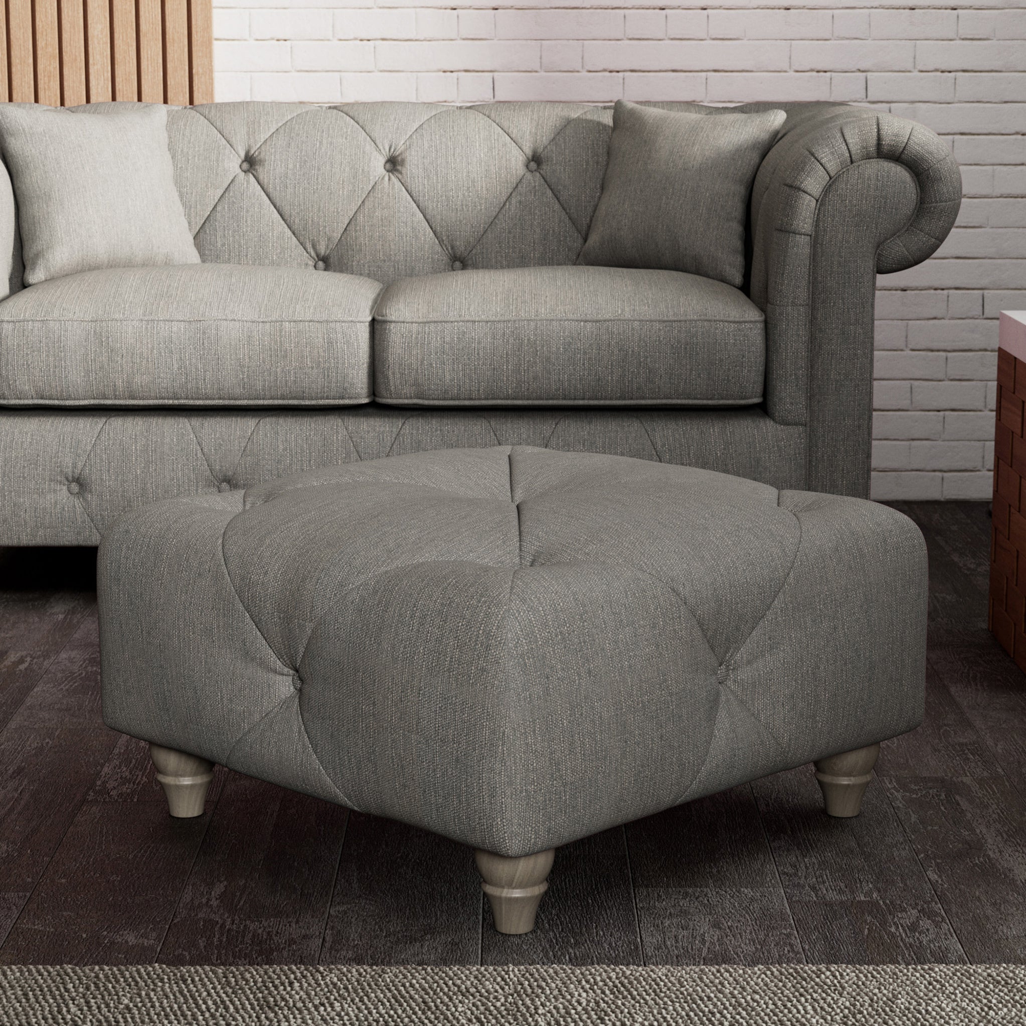 Everett Button Top Footstool - Image 37
