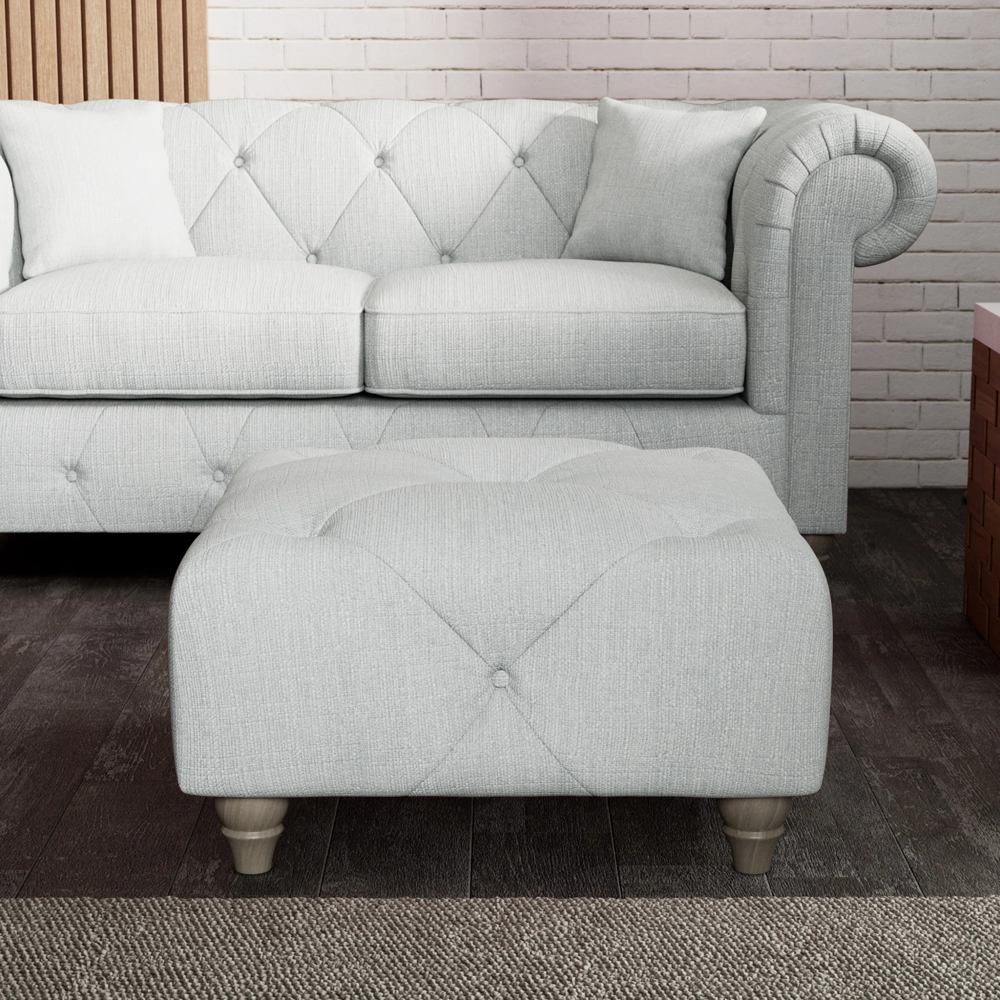 Everett Button Top Footstool - Image 56