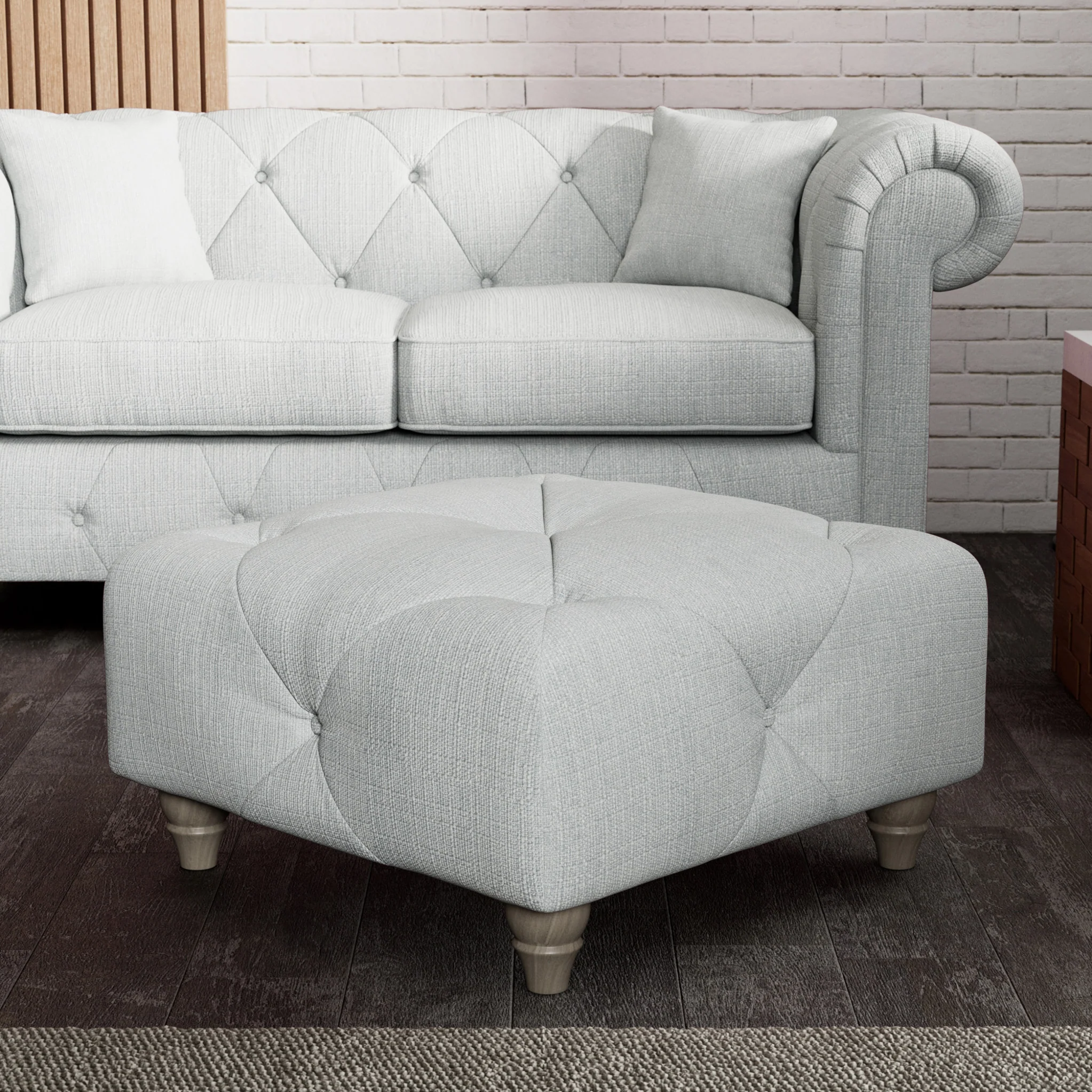 Everett Button Top Footstool - Image 57