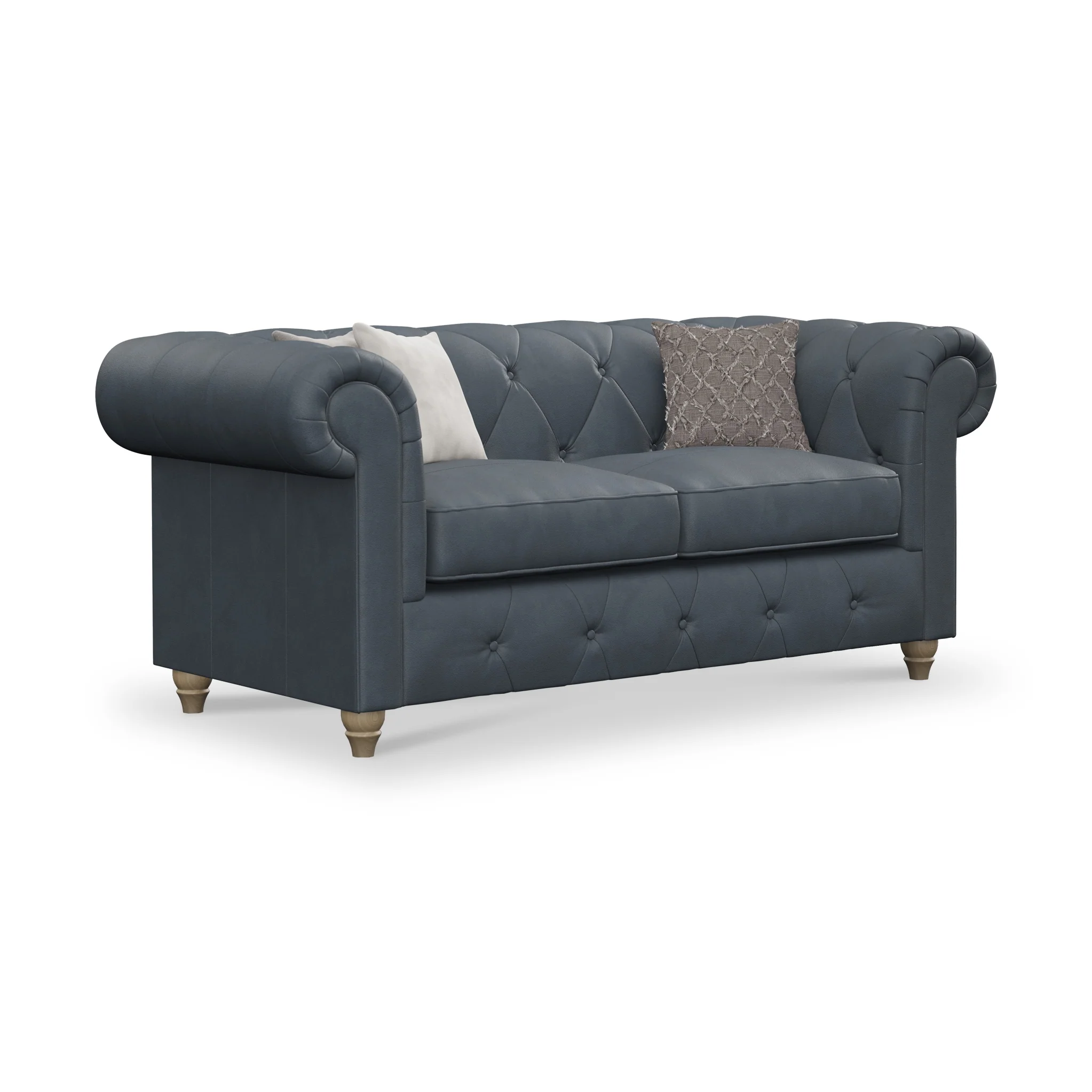 Everett Leather 2 Seater Sofa - Image 26