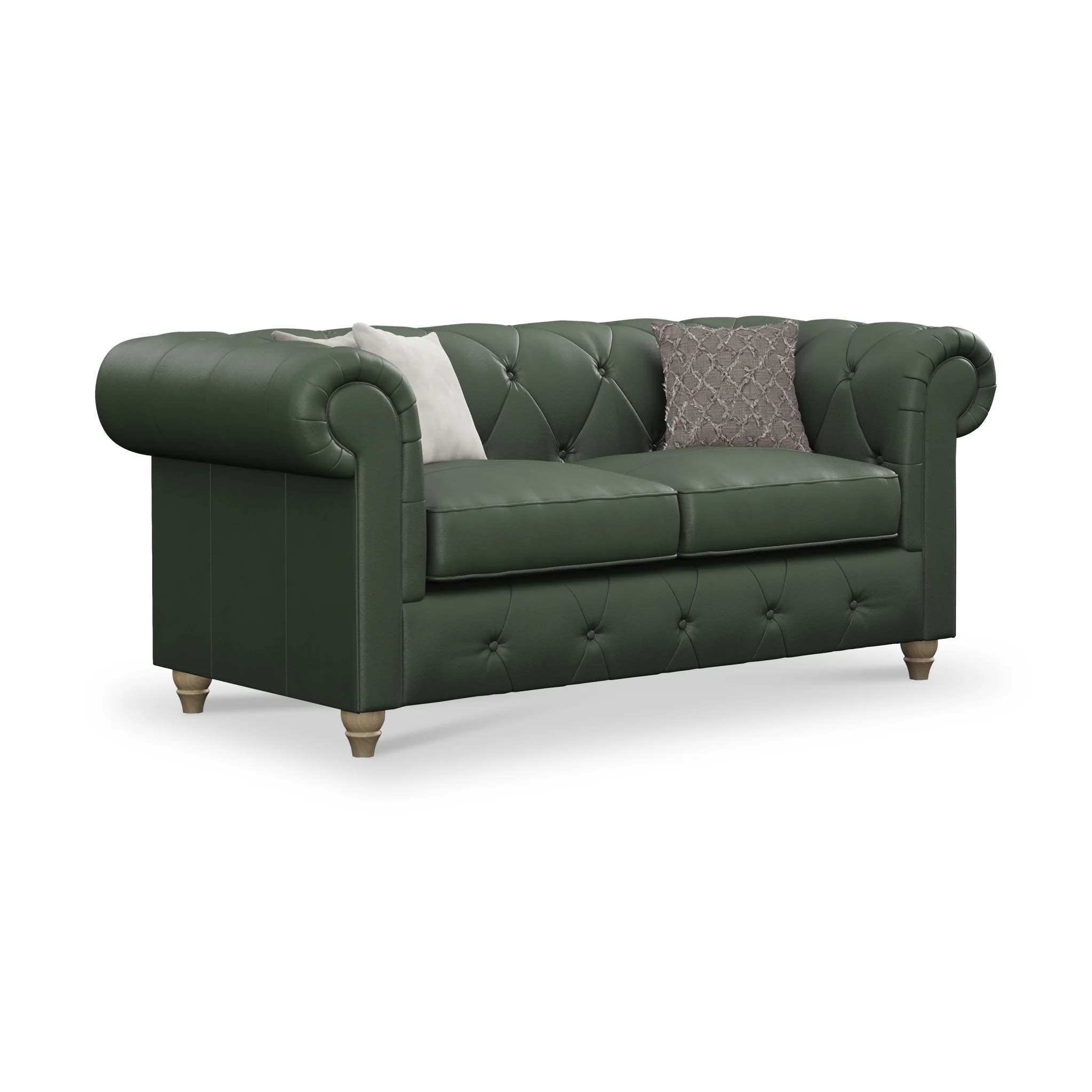 Everett Leather 2 Seater Sofa - Image 37