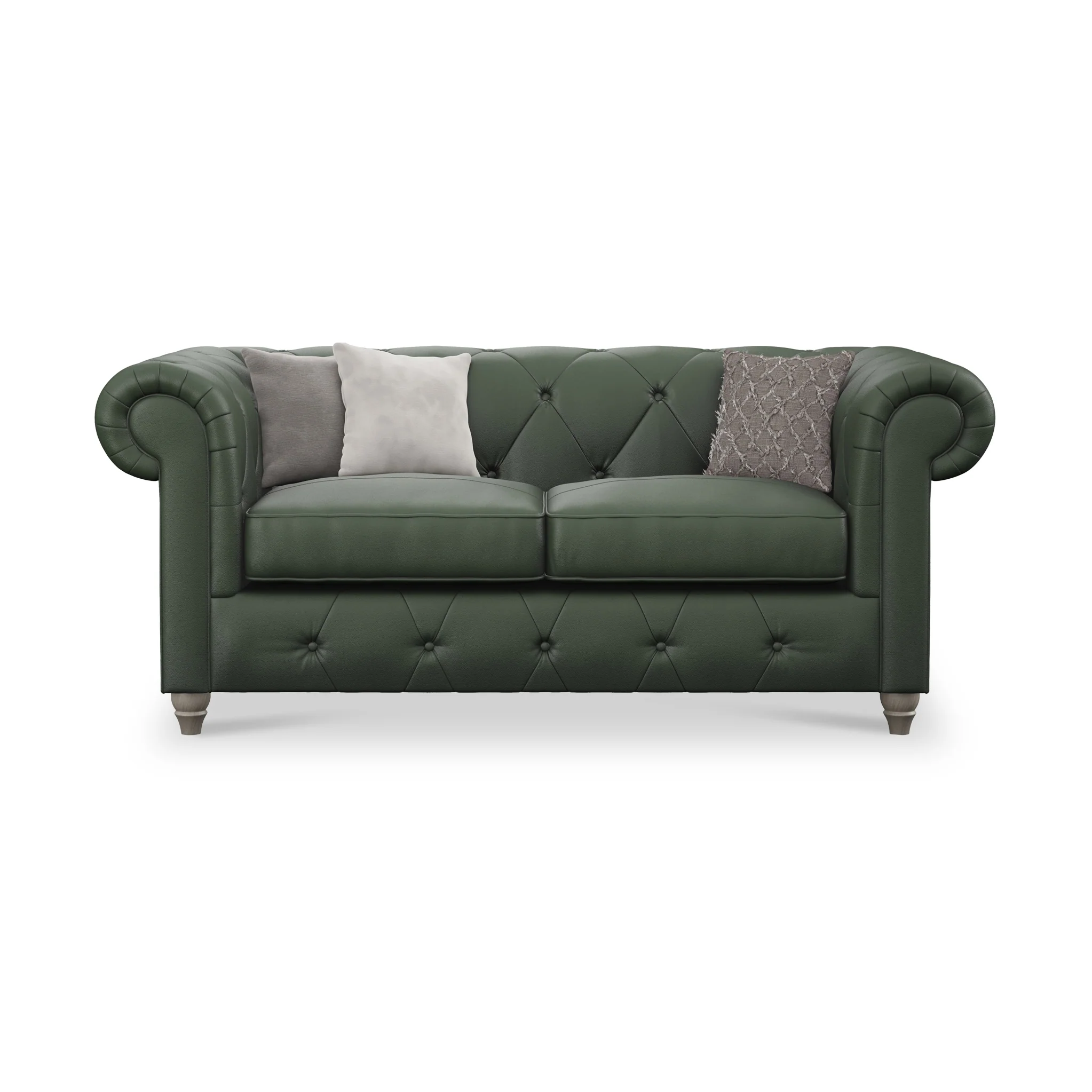 Everett Leather 2 Seater Sofa - Image 38