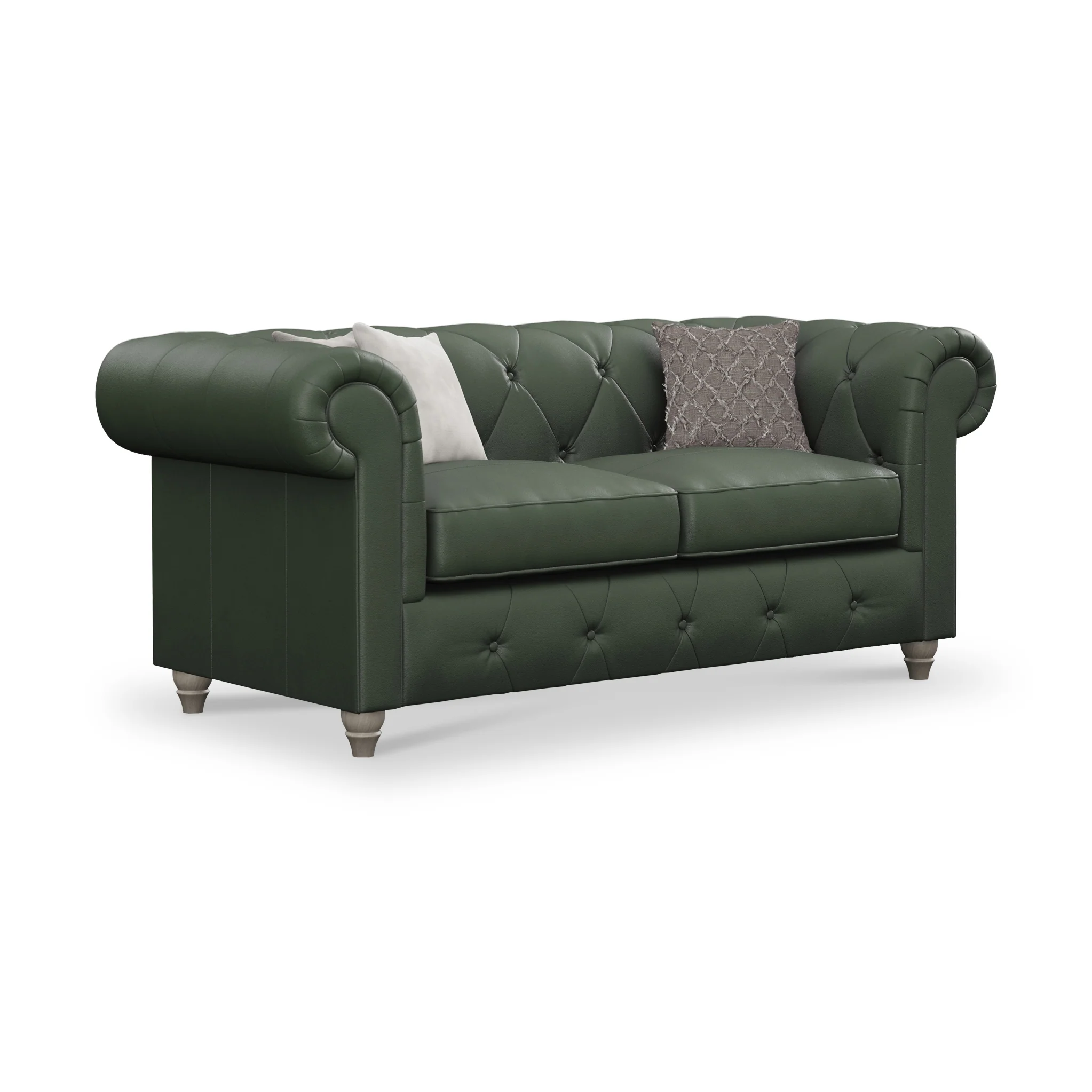 Everett Leather 2 Seater Sofa - Image 41