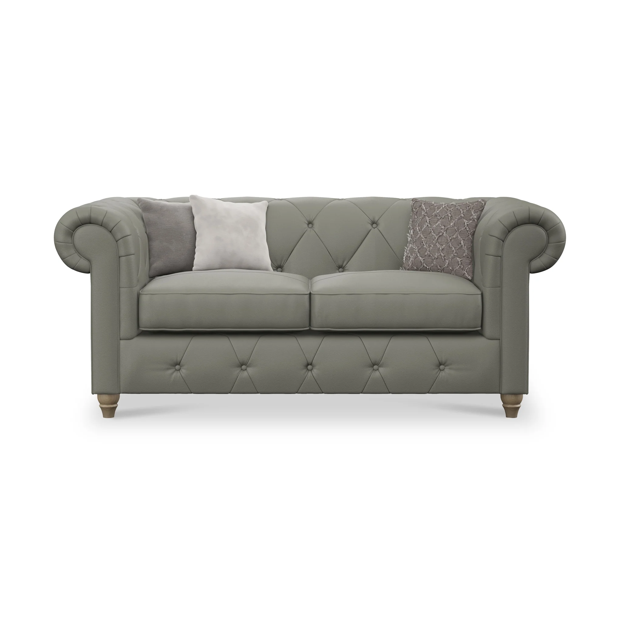Everett Leather 2 Seater Sofa - Image 46