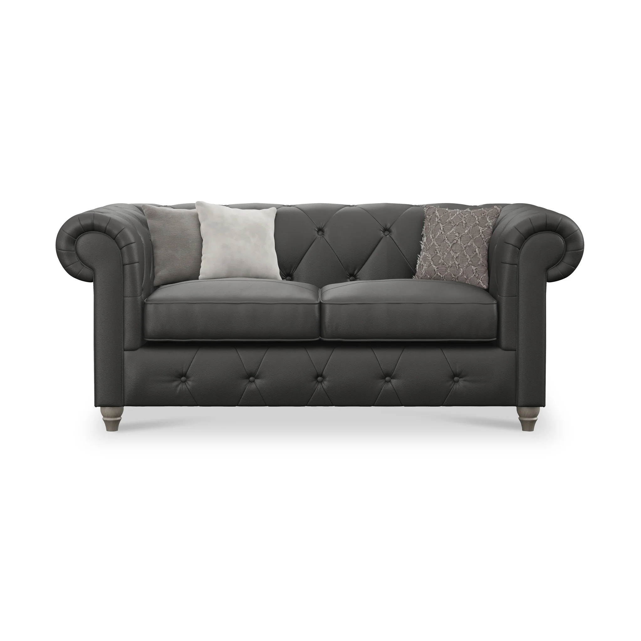 Everett Leather 2 Seater Sofa - Image 5