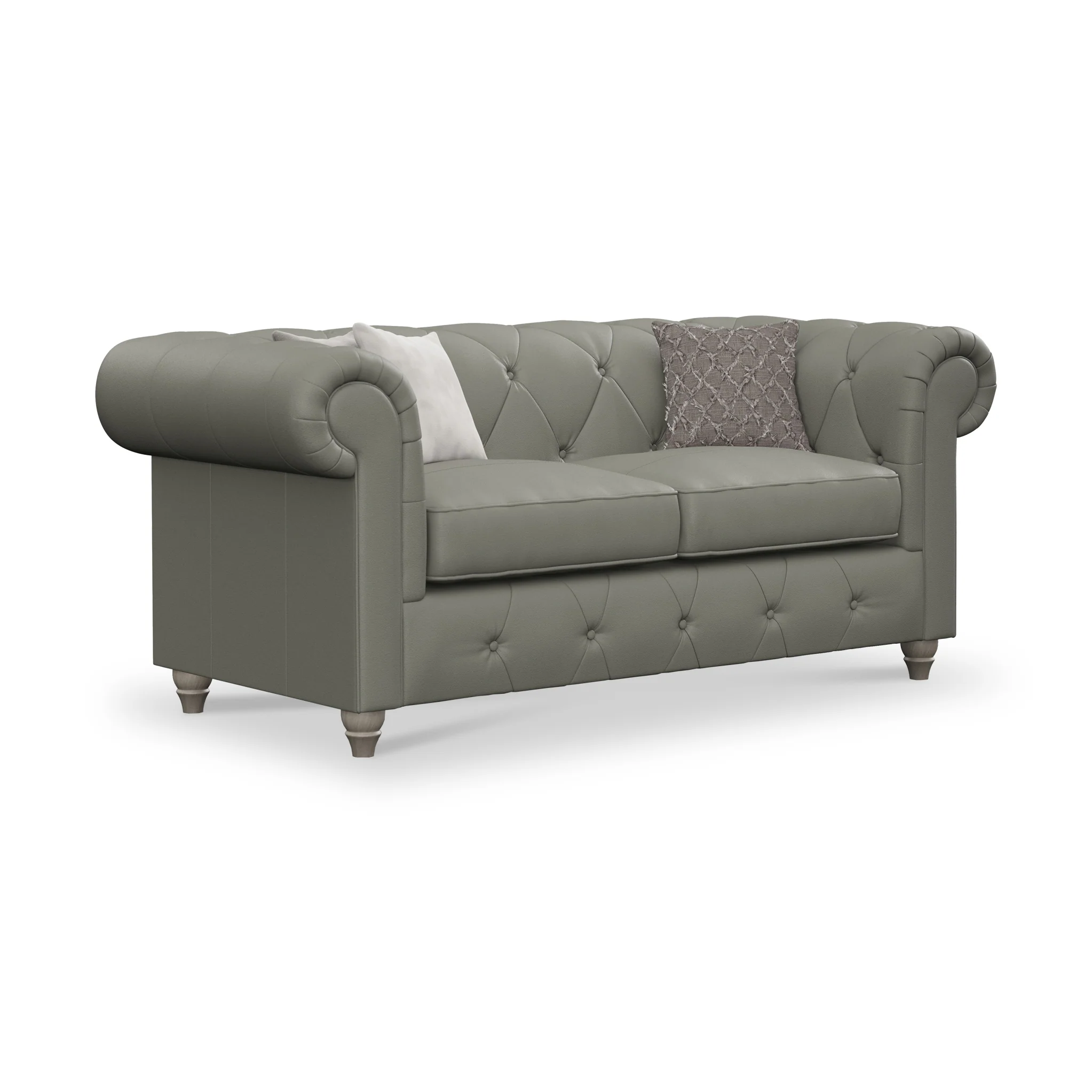 Everett Leather 2 Seater Sofa - Image 51