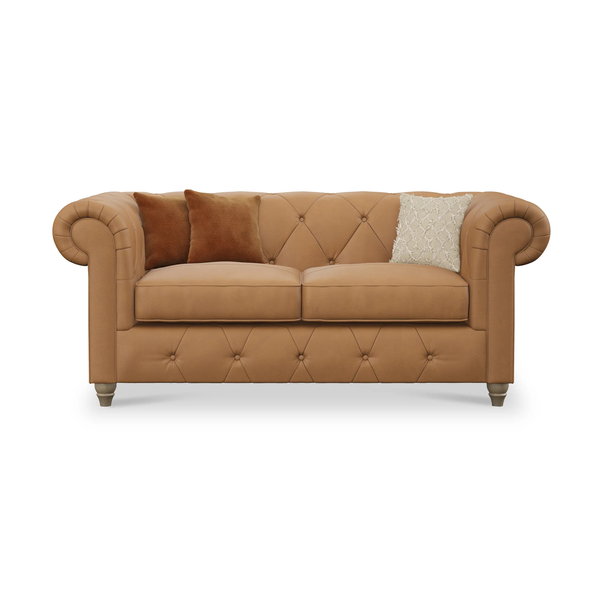 Everett Leather 2 Seater Sofa - Image 56
