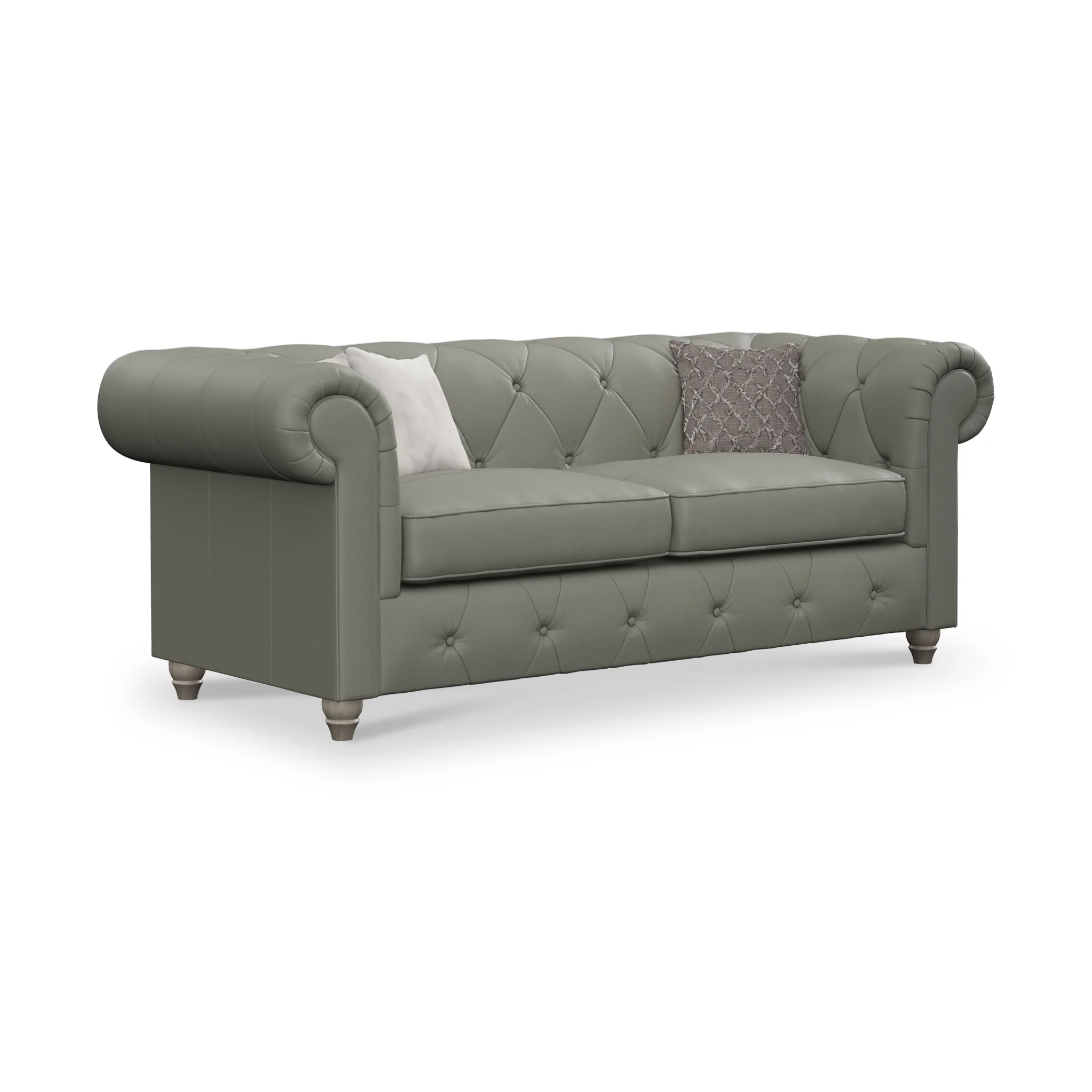 Everett Leather 3 Seater Sofa - Image 19