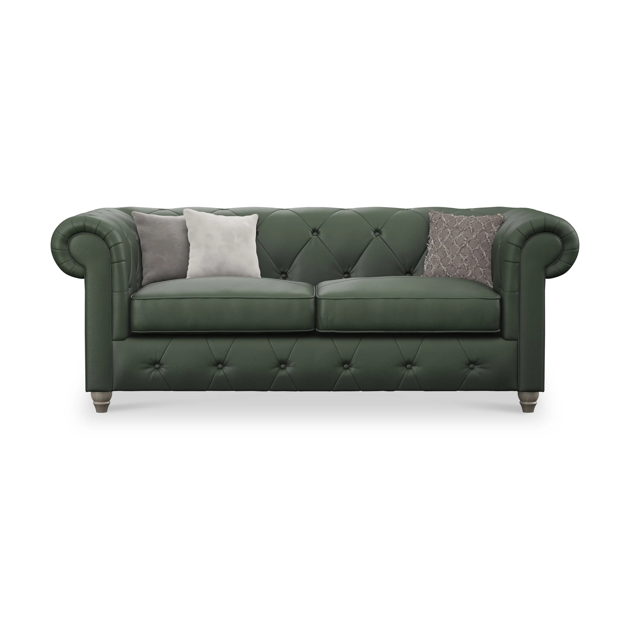 Everett Leather 3 Seater Sofa - Image 23