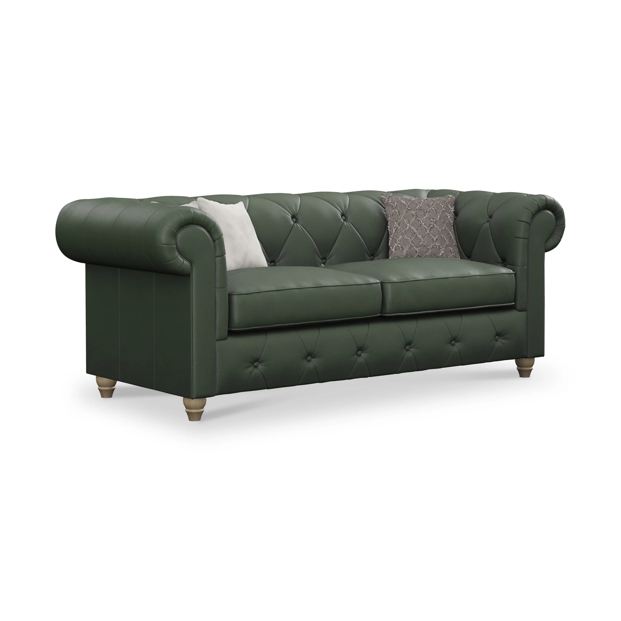 Everett Leather 3 Seater Sofa - Image 26