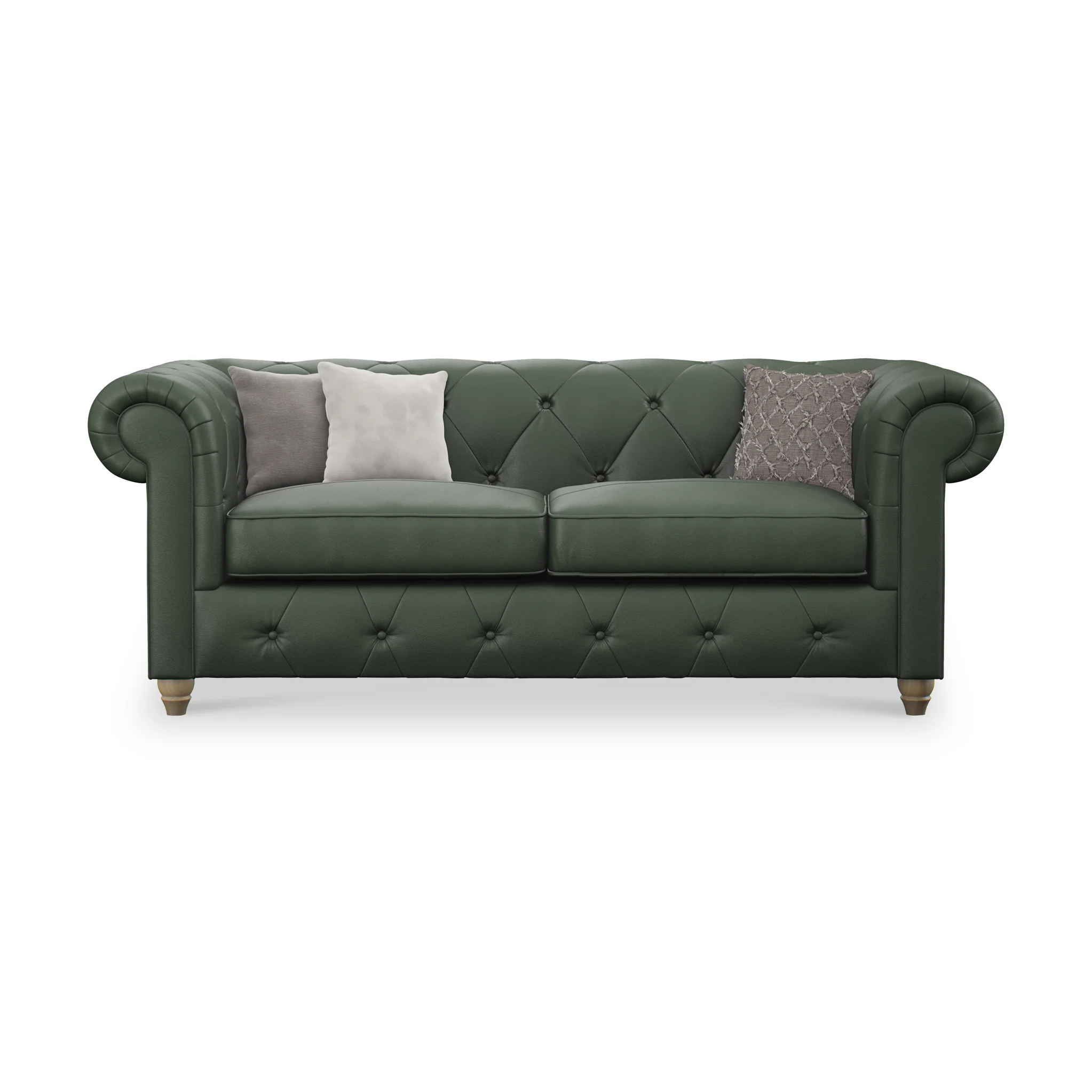Everett Leather 3 Seater Sofa - Image 27