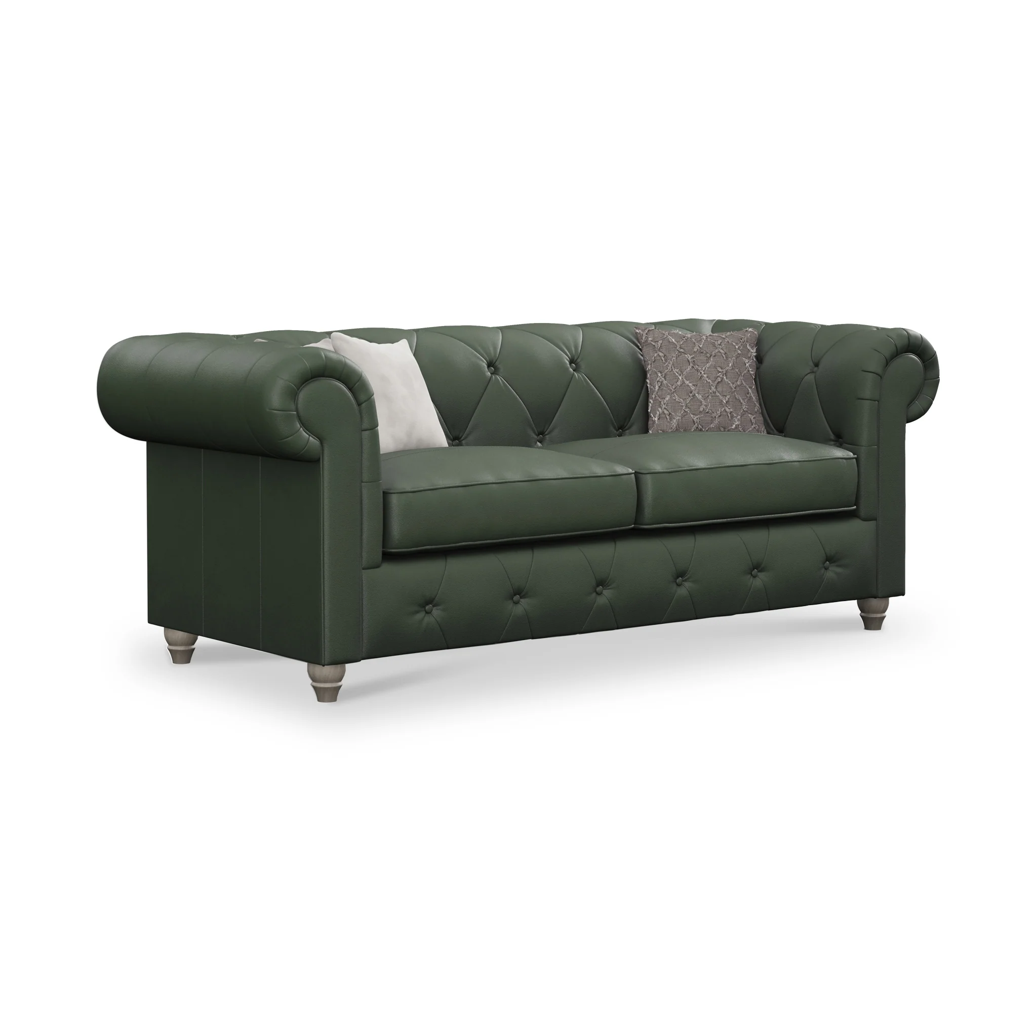 Everett Leather 3 Seater Sofa - Image 30