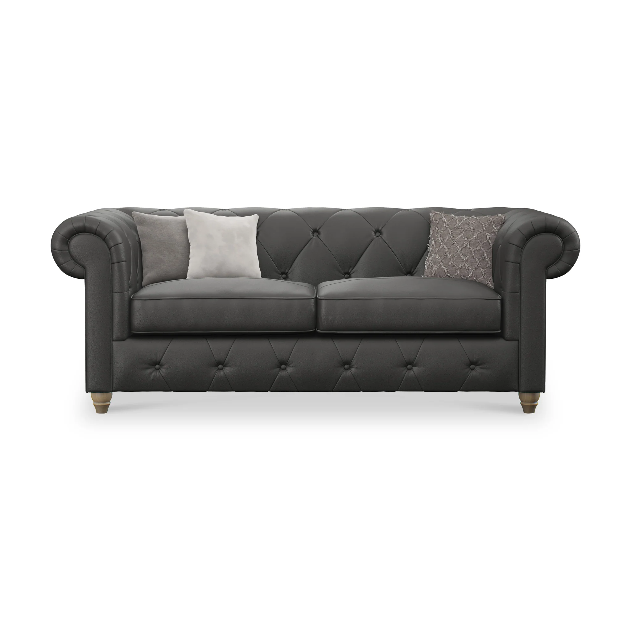 Everett Leather 3 Seater Sofa - Image 34