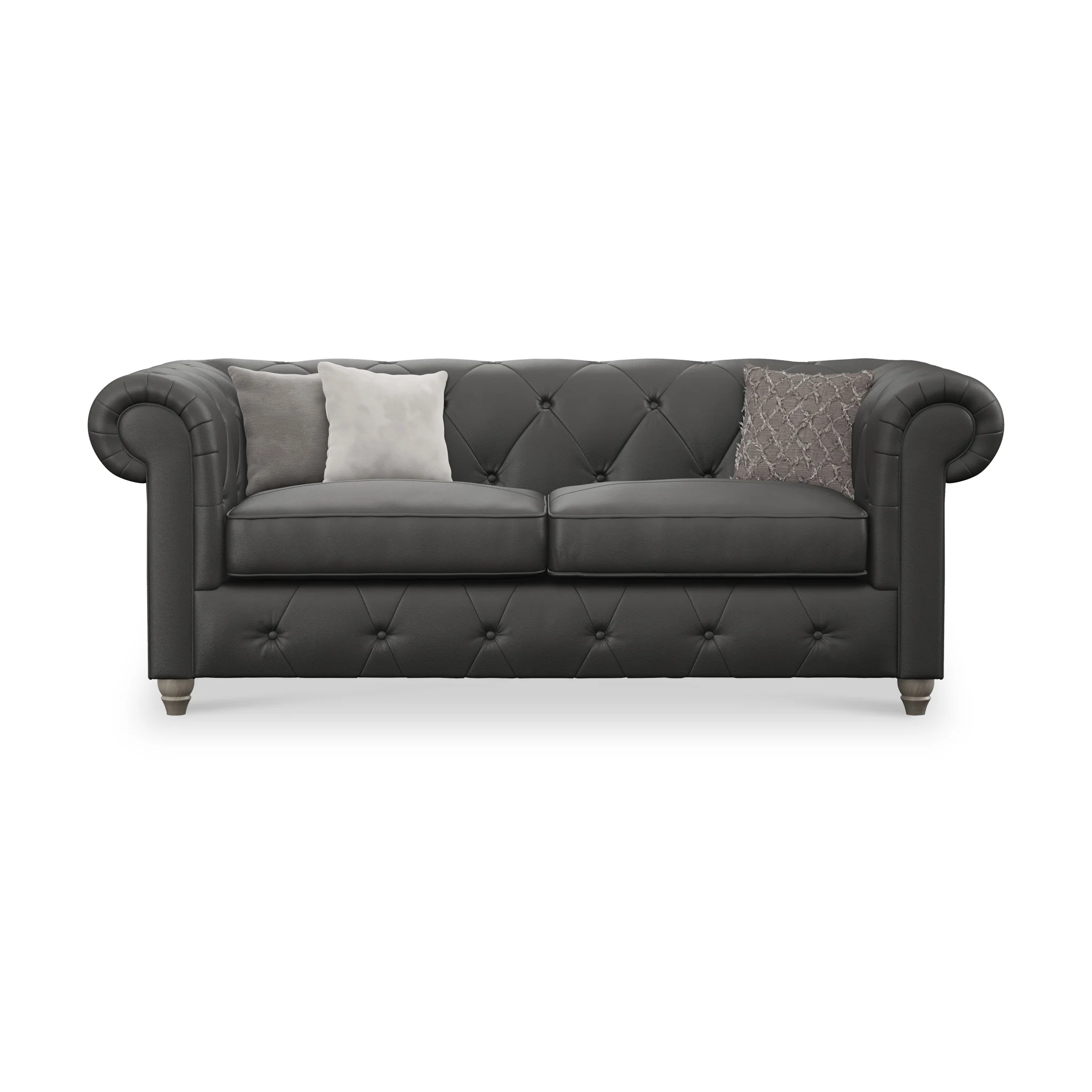 Everett Leather 3 Seater Sofa - Image 38