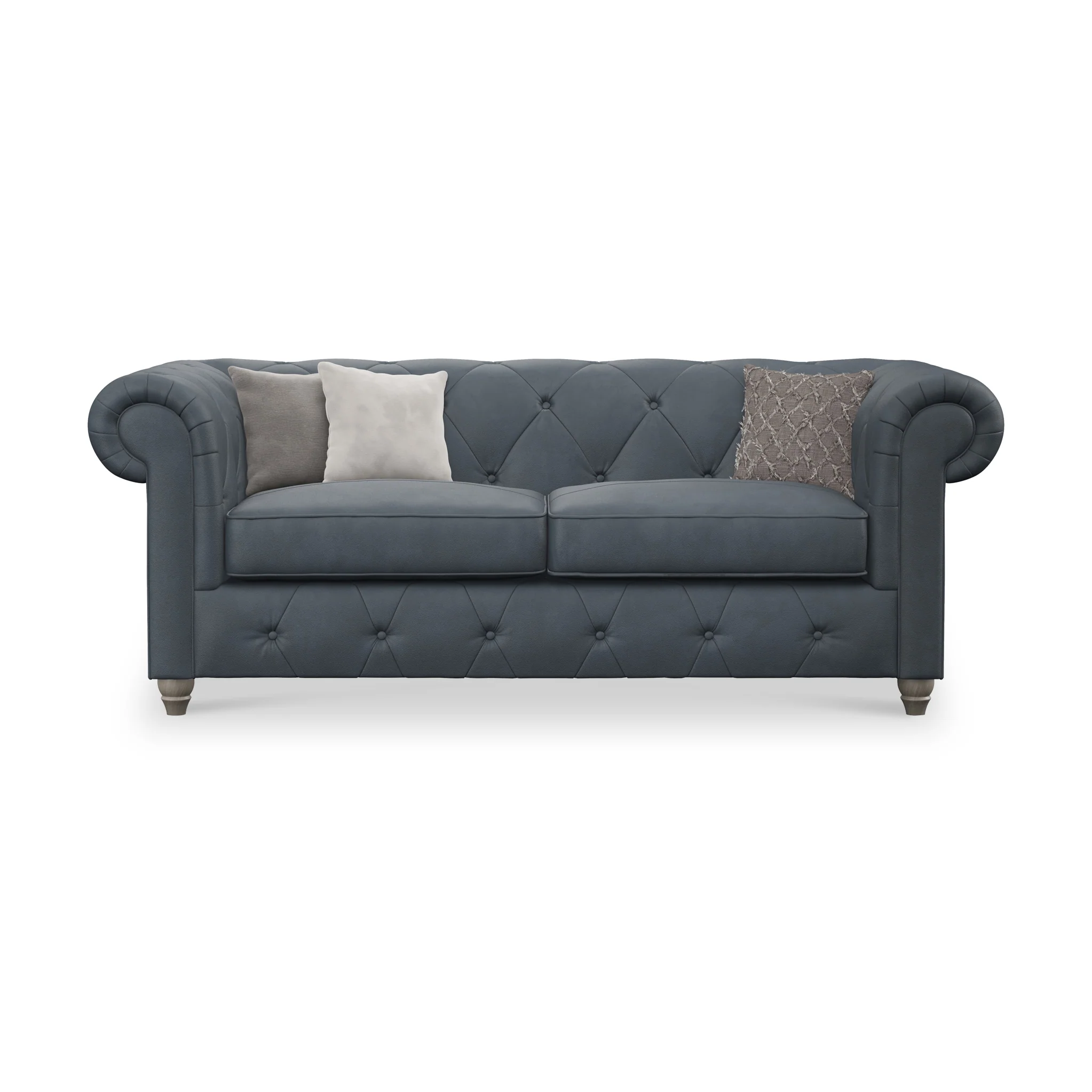 Everett Leather 3 Seater Sofa - Image 5