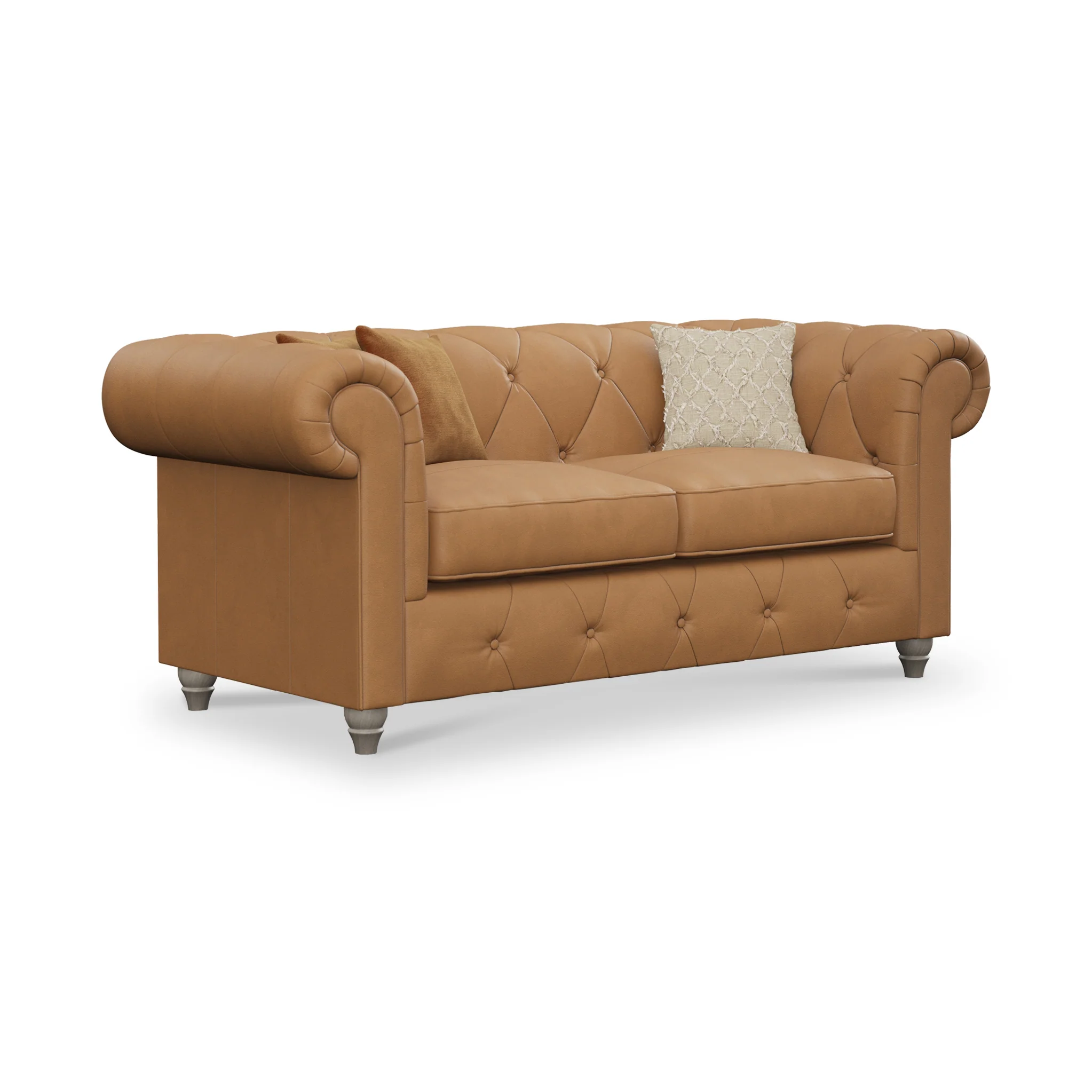 Everett Leather 3 Seater Sofa - Image 52