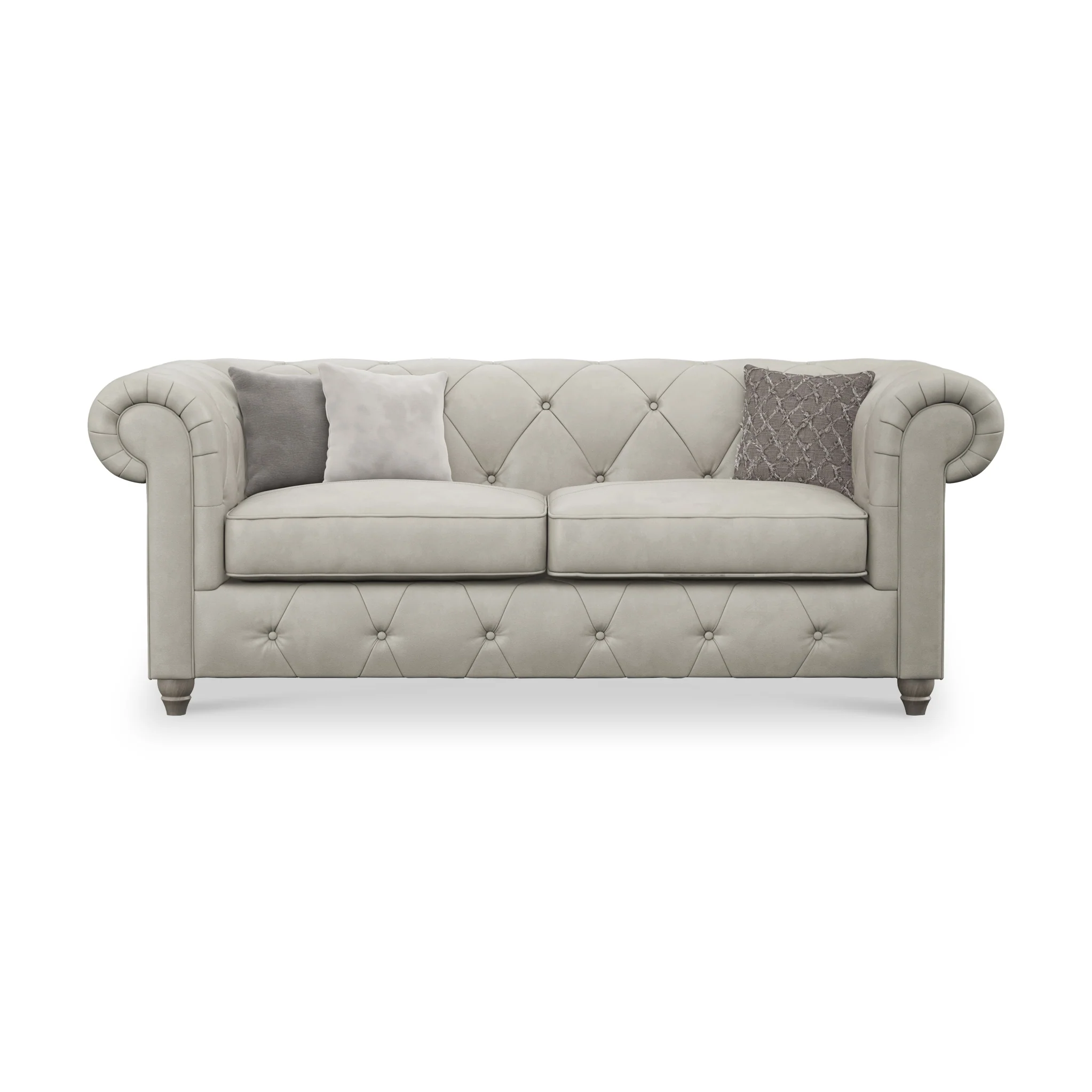 Everett Leather 3 Seater Sofa - Image 60