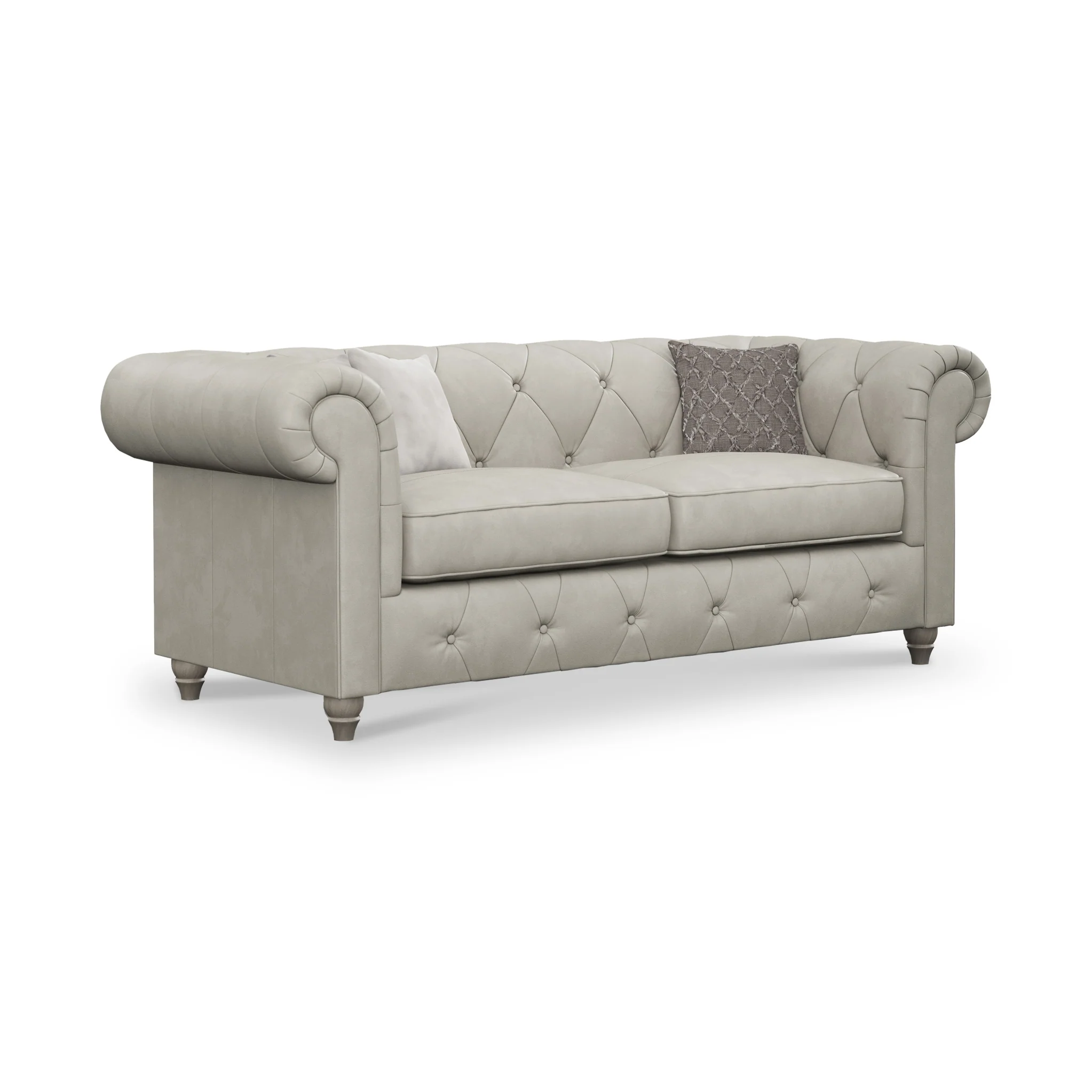 Everett Leather 3 Seater Sofa - Image 63