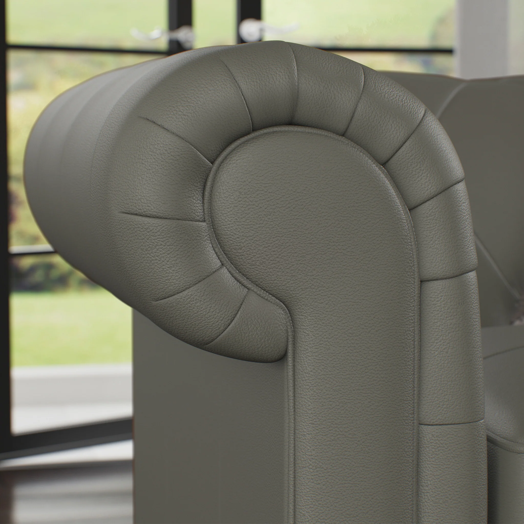 Everett Leather 3 Seater Sofa Bed - Image 11