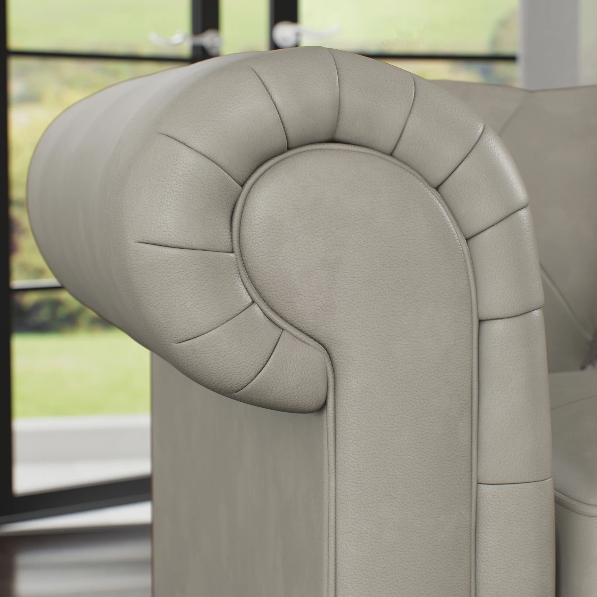 Everett Leather Corner Sofa - Image 112