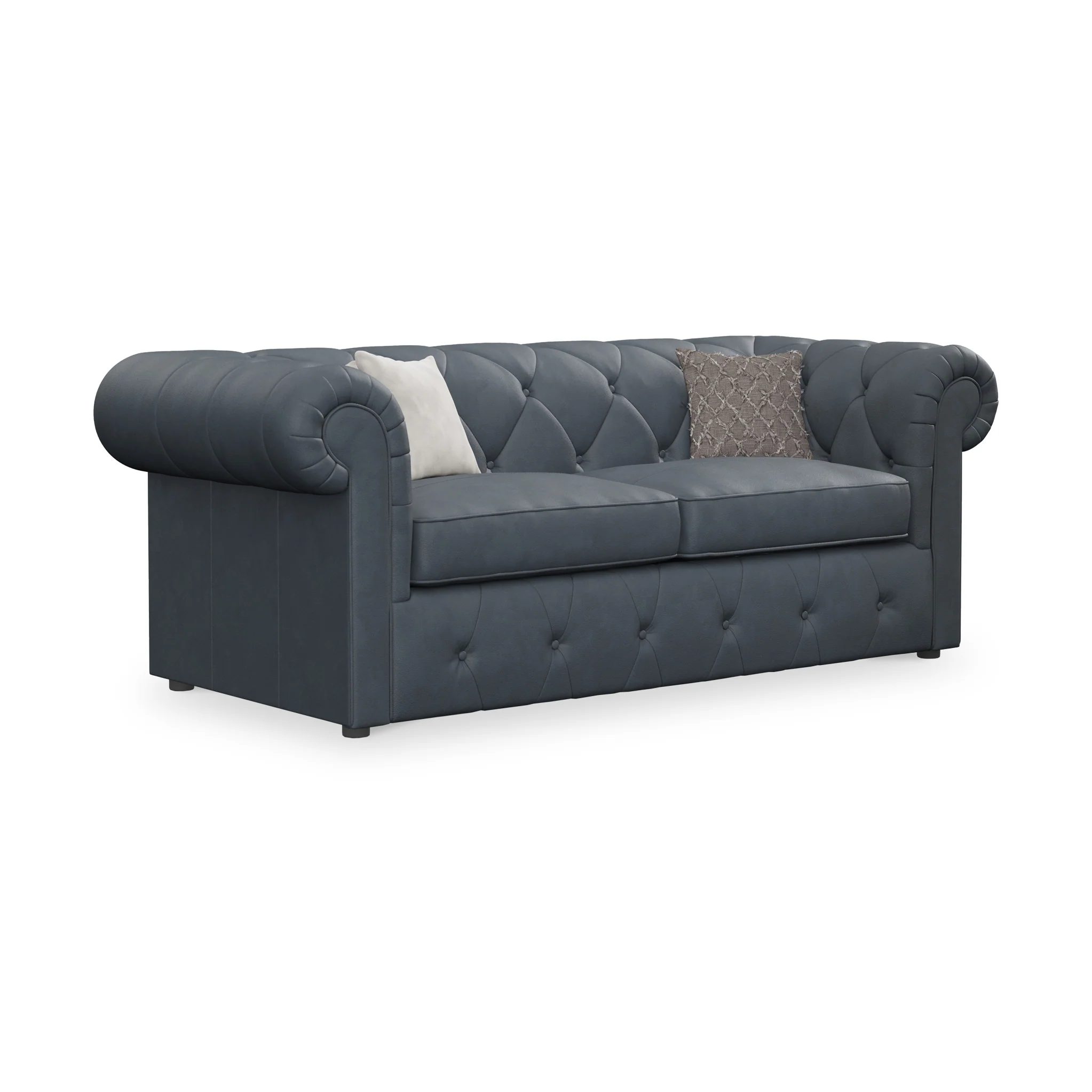 Everett Leather 3 Seater Sofa Bed - Image 5