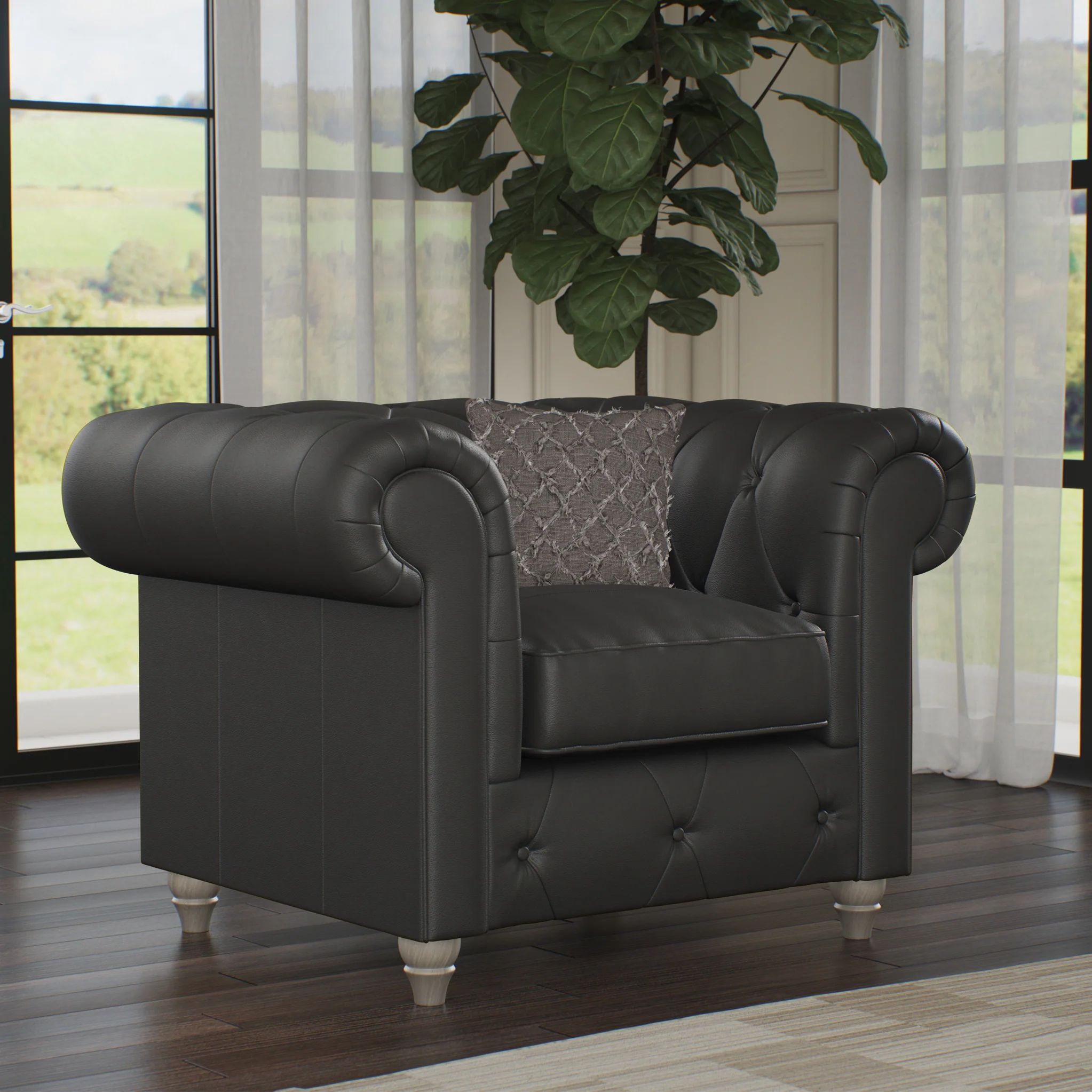 Everett Leather Armchair - Image 40