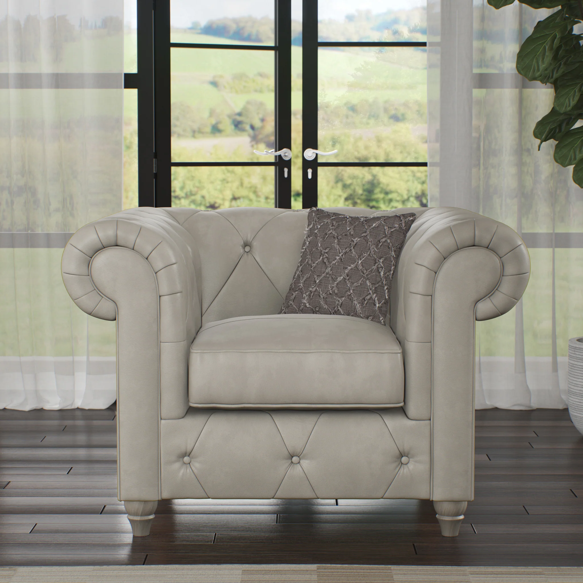 Everett Leather Armchair - Image 61