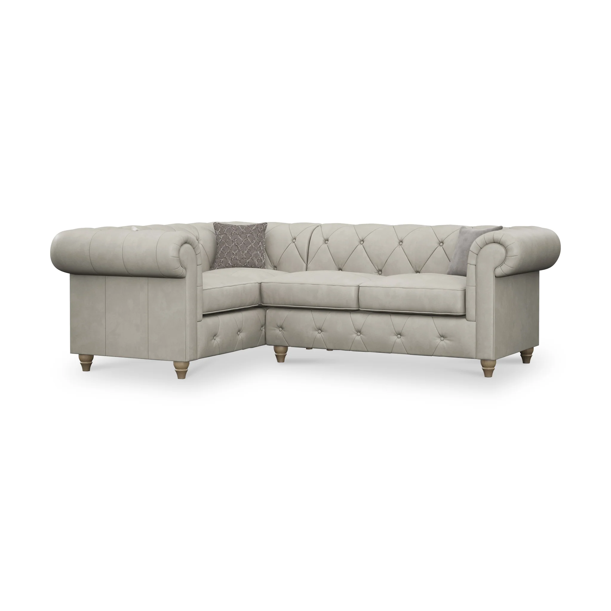 Everett Leather Corner Sofa - Image 104