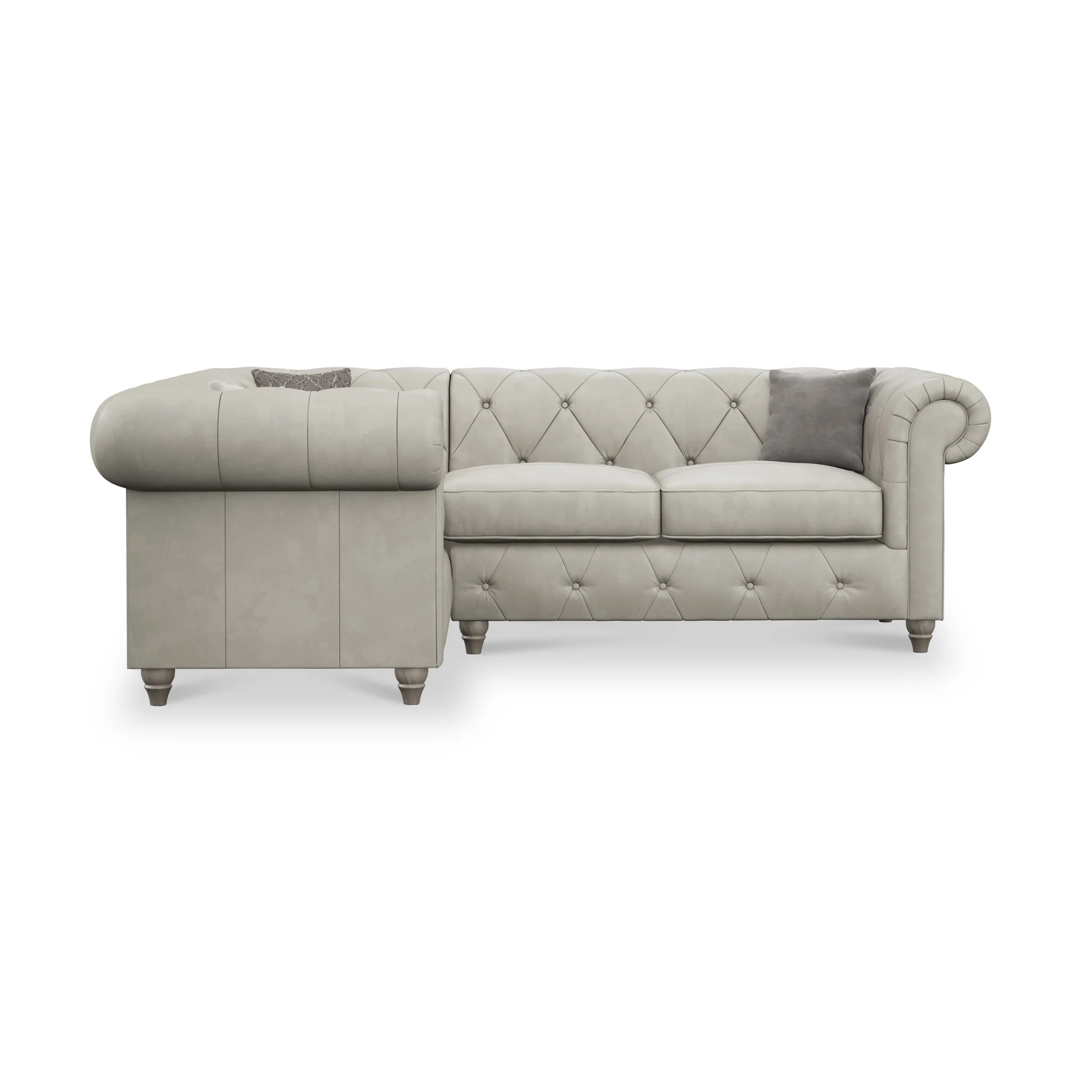 Everett Leather Corner Sofa - Image 111
