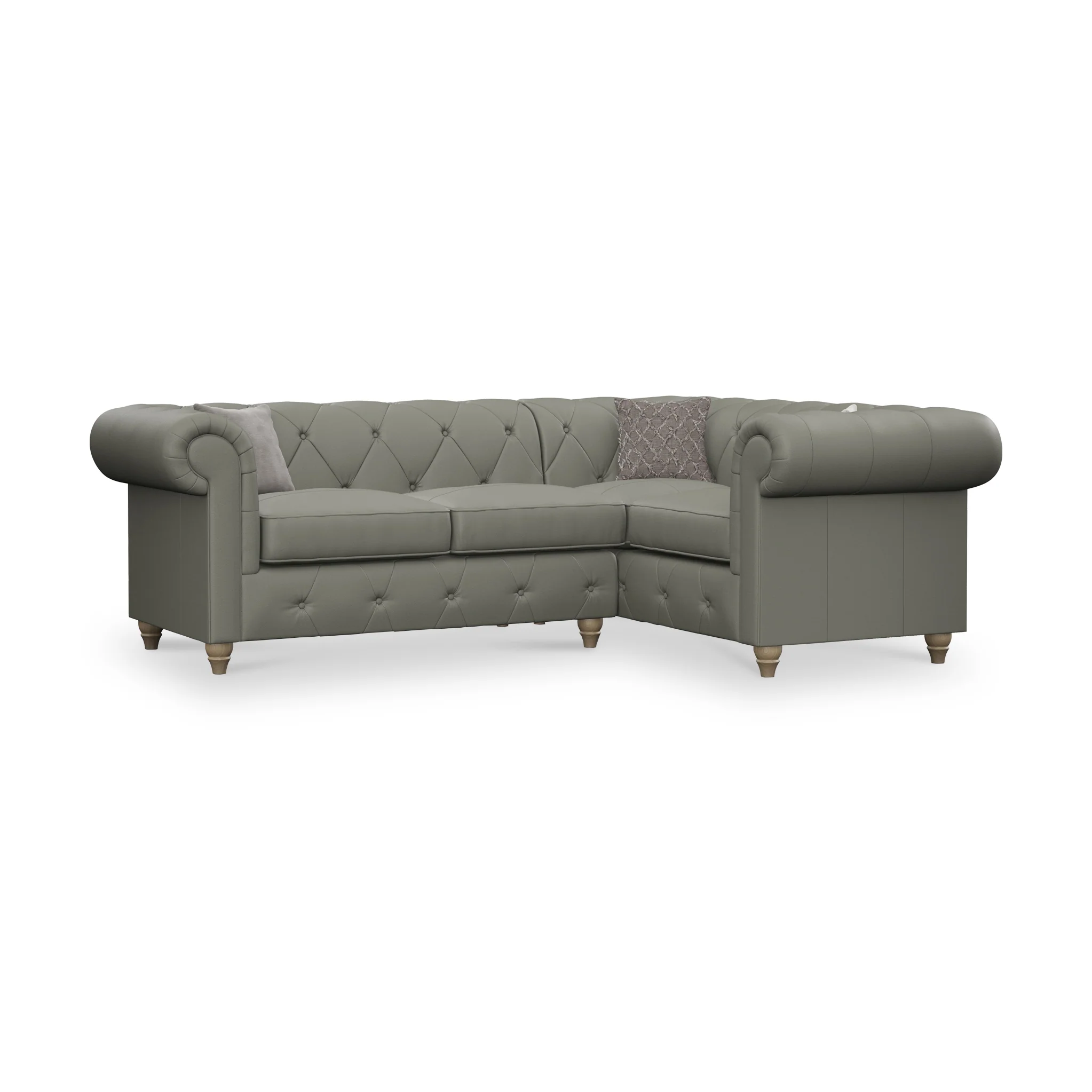 Everett Leather Corner Sofa - Image 20