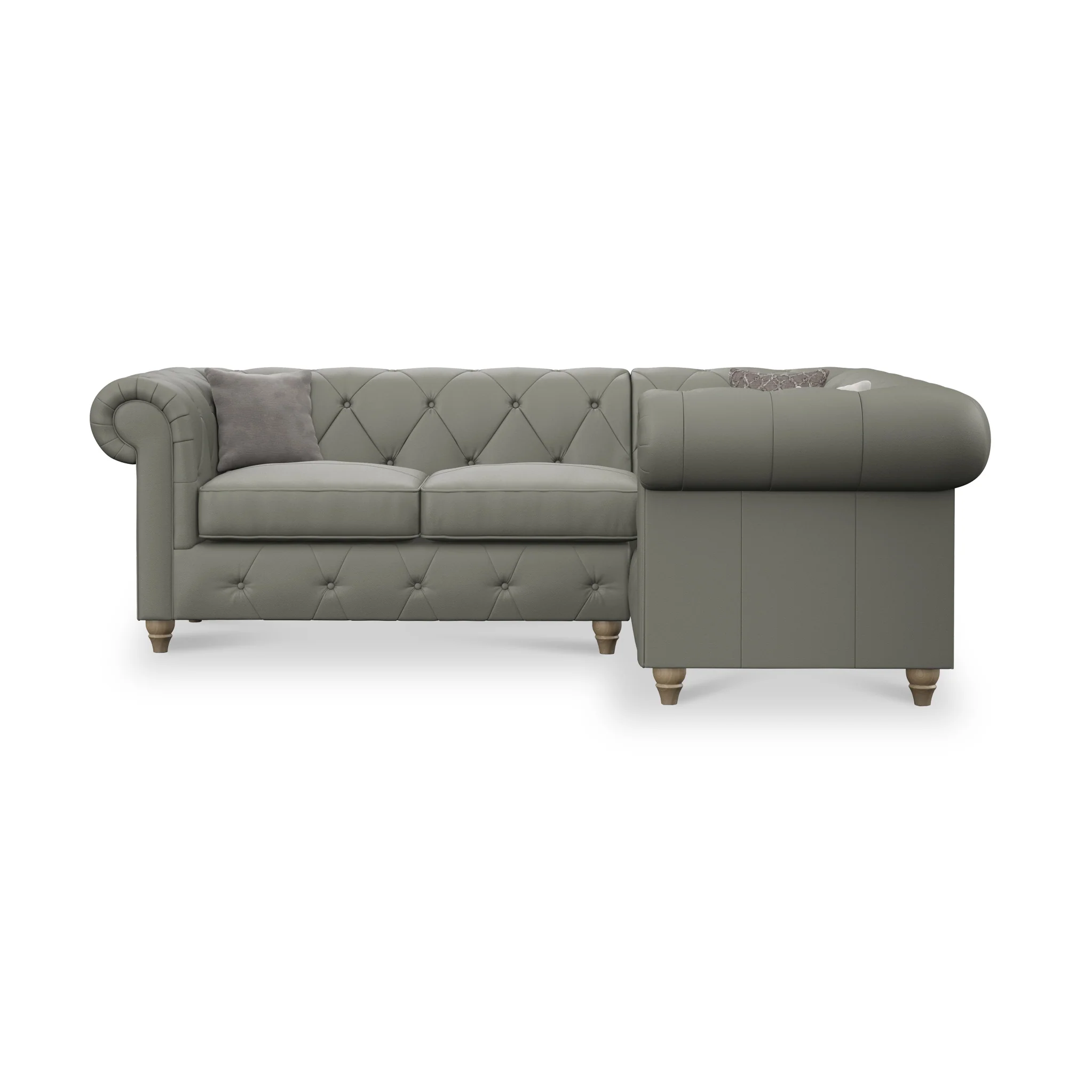 Everett Leather Corner Sofa - Image 23